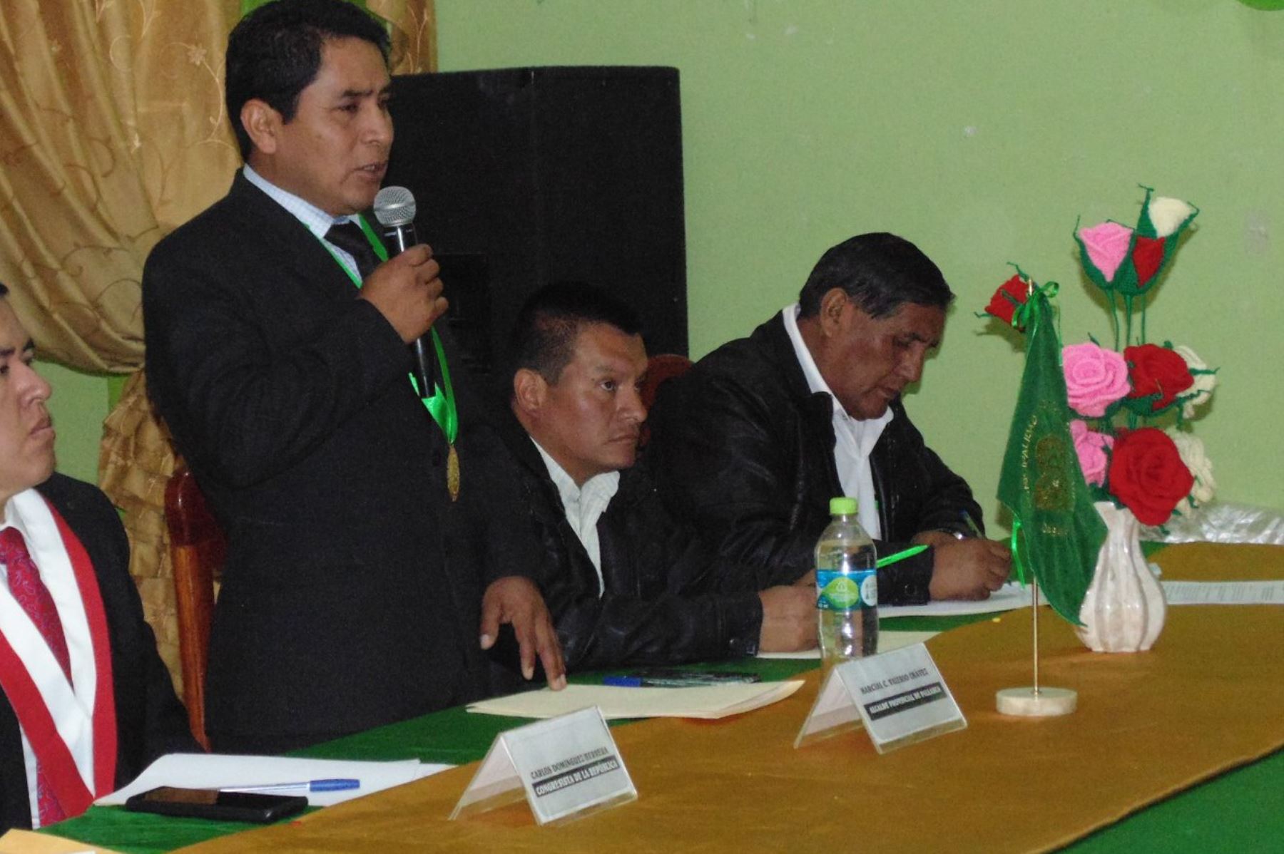 El alcalde provincial de Pallasca (Áncash), Marcial Valerio Chávez, fue hallado culpable del delito de colusión. Foto: ANDINA/Gonzalo Horna