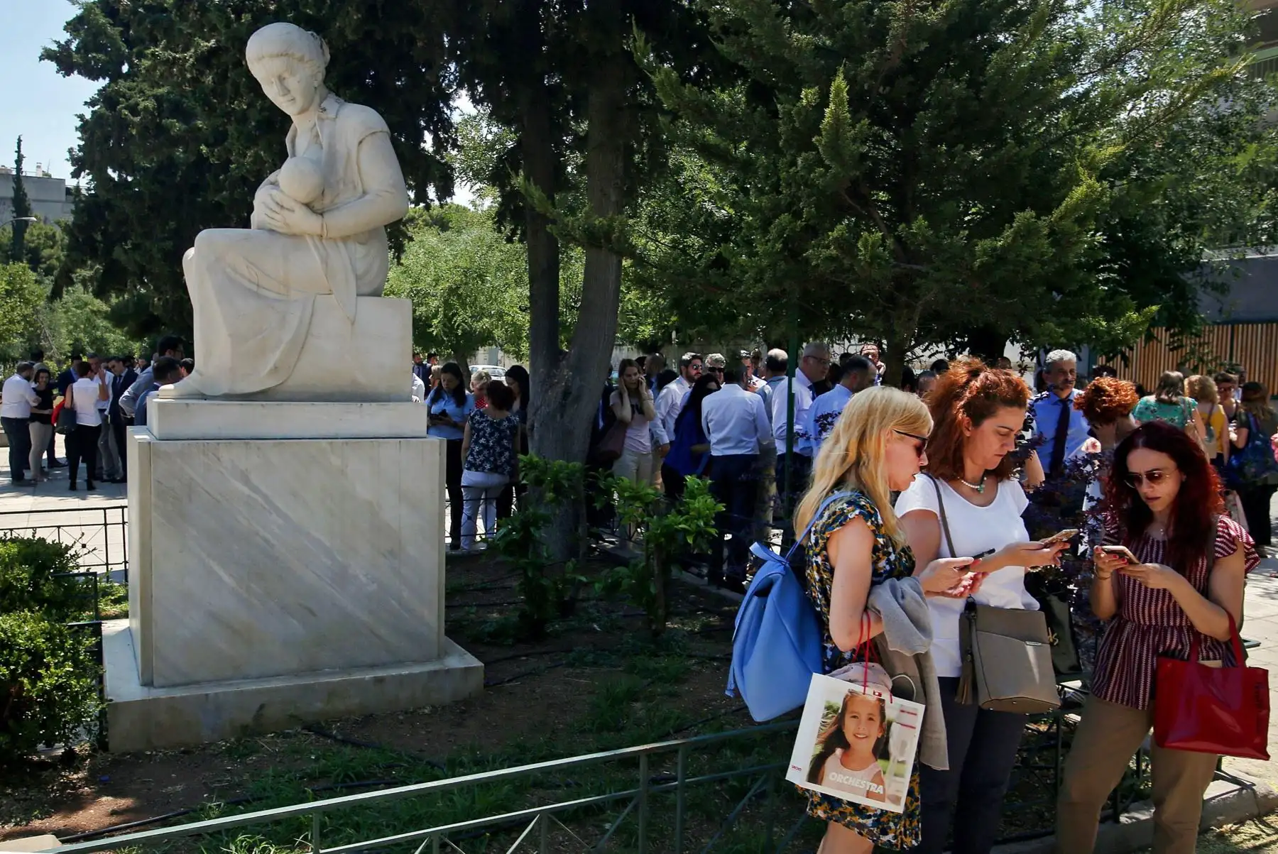 Un terremoto de magnitud 5,1 en la escala de Richter sacudió este mediodía la capital de Grecia. Foto: EFE