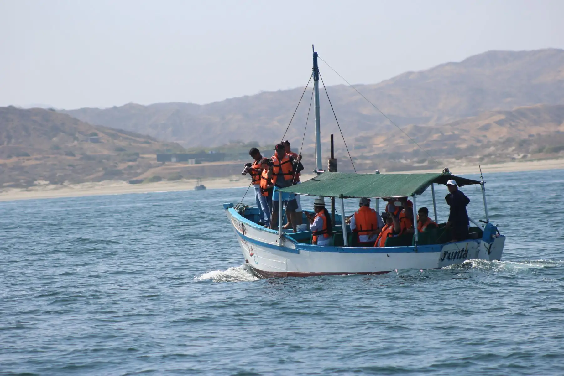 Las costas del distrito de Canoas de Punta Sal son ideales, de julio a octubre, para avistar tanto ballenas como tiburones ballena. Este último, un inofensivo animal, considerado el más grande del planeta. Tumbes tiene por meta convertirse en principal destino turístico del norte del país.Foto: ANDINA/Difusión