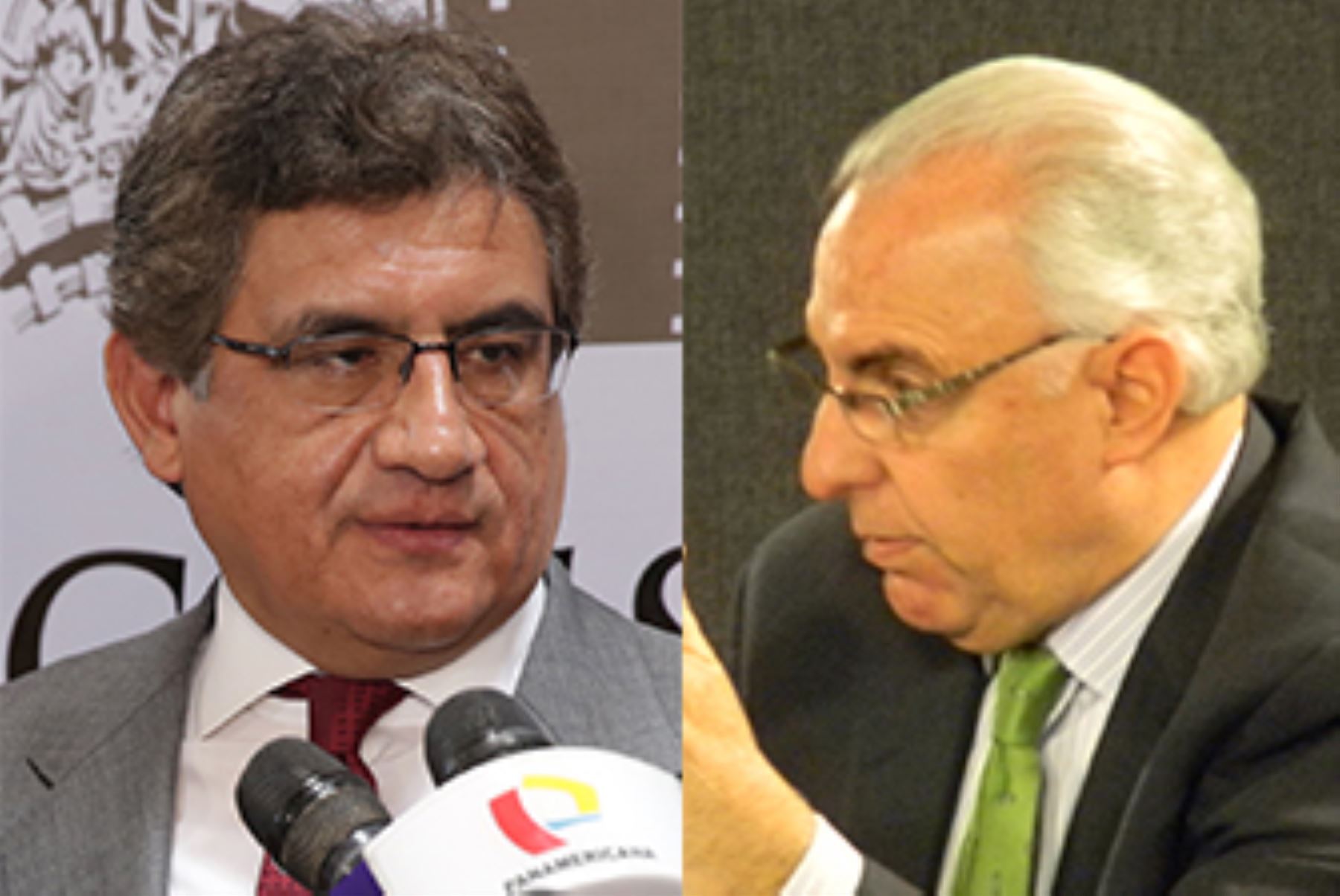 Juan Sheput y Luis Solari. ANDINA/Difusión