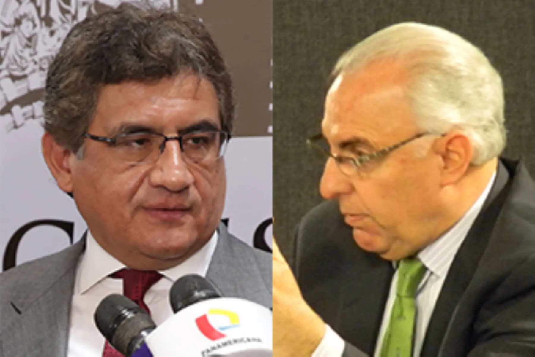 Juan Sheput y Luis Solari. ANDINA/Difusión