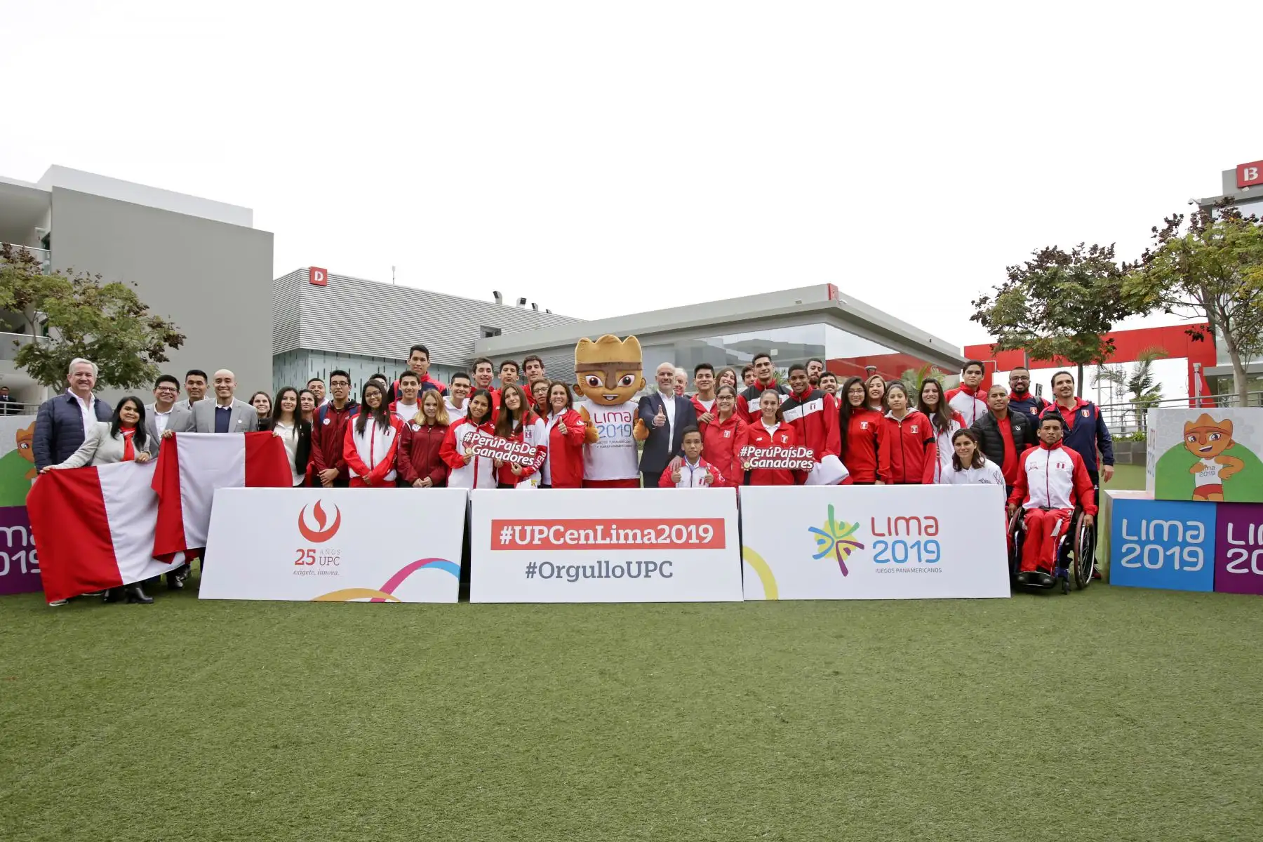 Lima 2019 participó en homenaje a deportistas de la UPC que participarán en los Juegos Panamericanos y Parapanamericanos. Foto: ANDINA/LIMA 2019