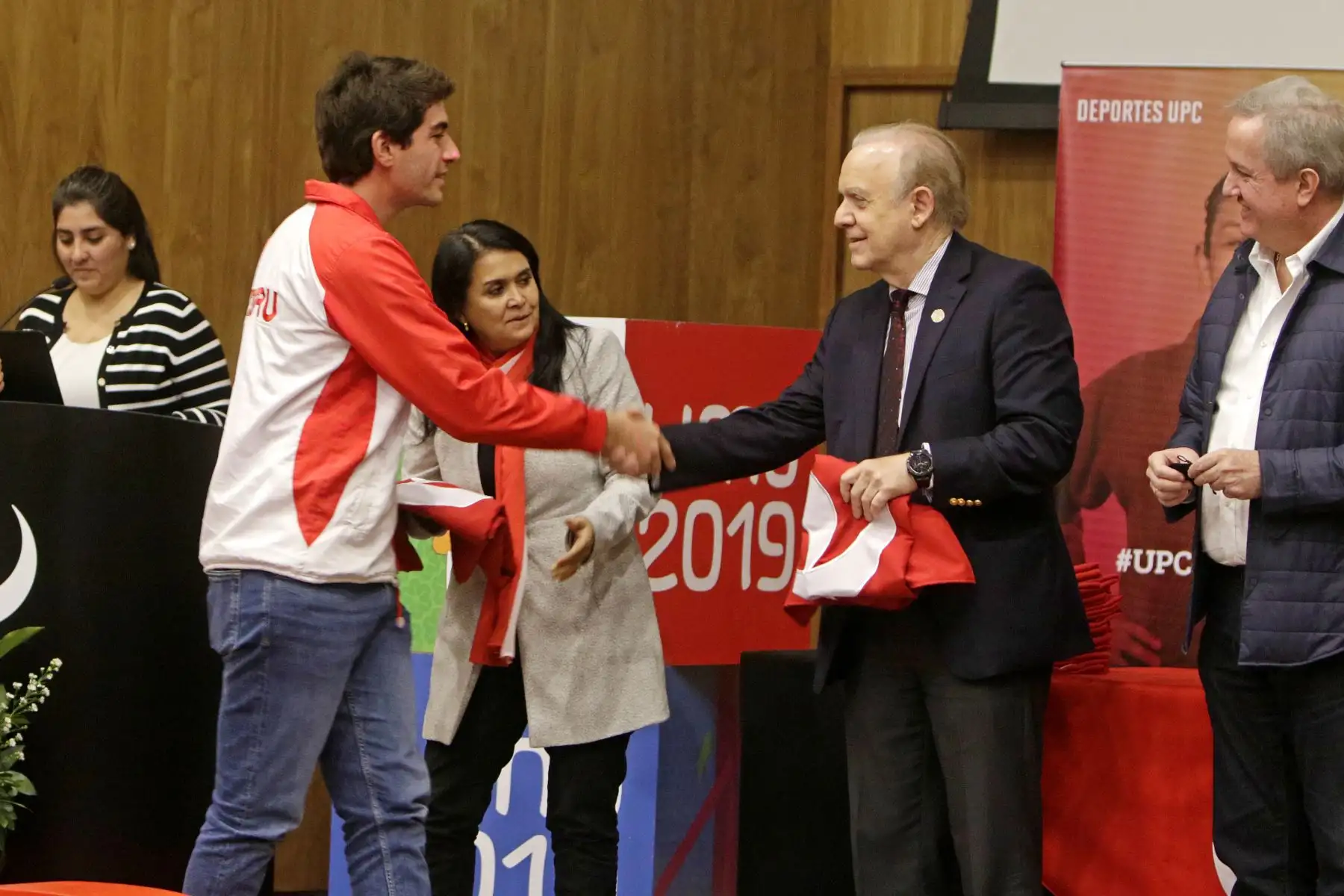 Lima 2019 participó en homenaje a deportistas de la UPC que participarán en los Juegos Panamericanos y Parapanamericanos. Foto: ANDINA/LIMA 2019