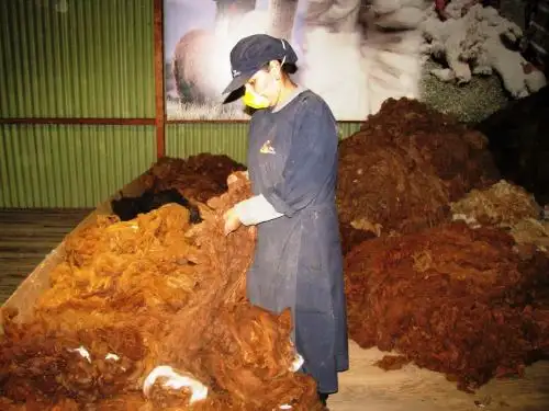 Fibra de alpaca.