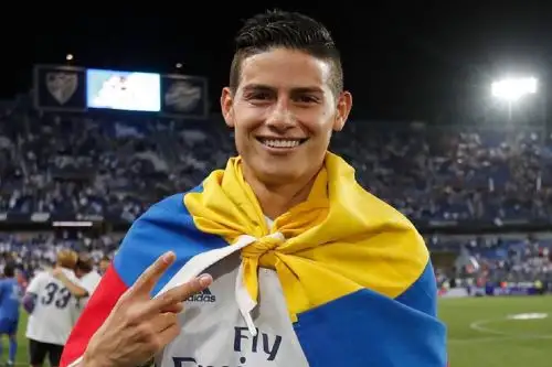 James Rodríguez tiene dos temporadas más de contrato con el Real Madrid. Foto: ANDINA/Facebook: Real Madrid