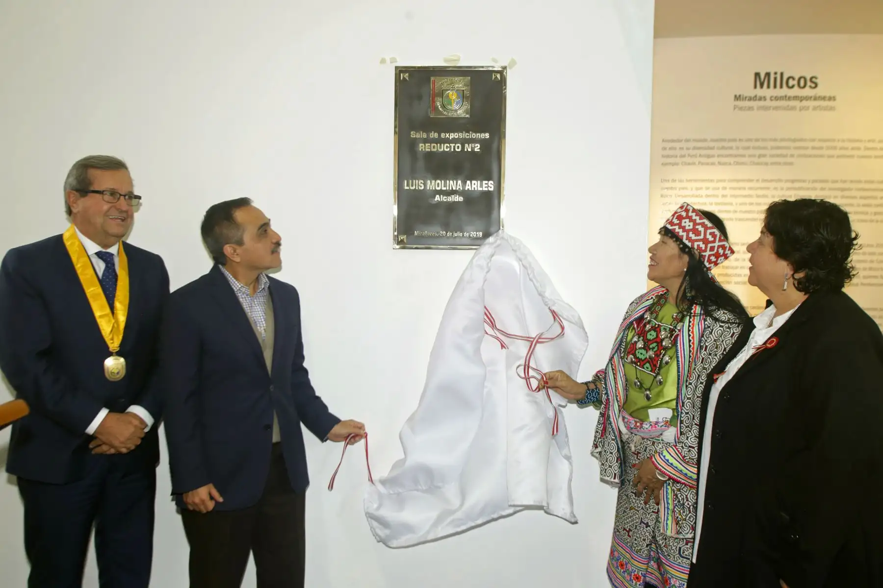 Se inauguró la muestra Milcos: Miradas Contemporáneas, en el Parque Reducto N°2.
Foto: Lima 2019