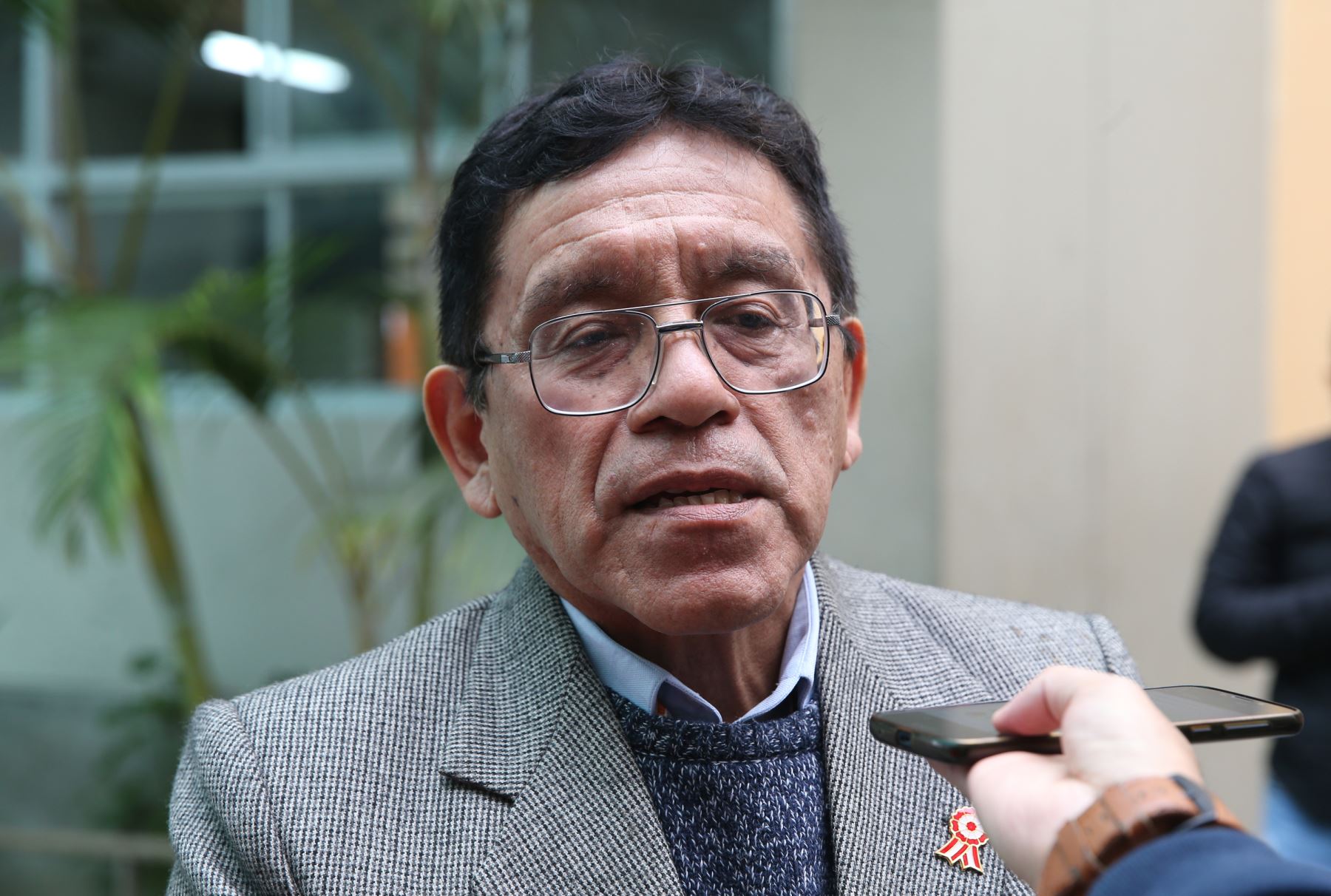 Jefe del INEI, José García Zanabria. ANDINA/Norman Córdova