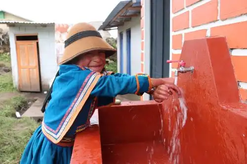 El acceso al agua potable mejora la calidad de vida en las comunidades andinas (imagen referencial). Cortesía