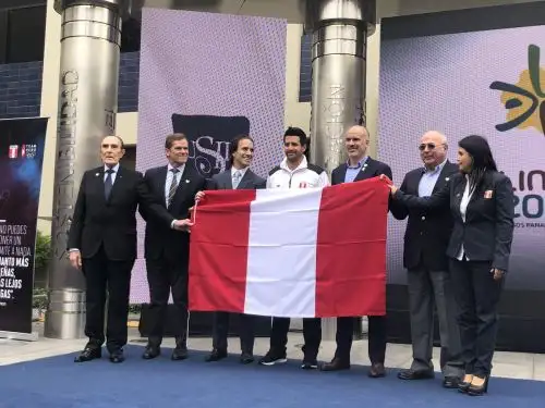 Stefano Peschiera fue designado abanderado de Perú en los Juegos Panamericanos Lima 2019. Foto: USIL