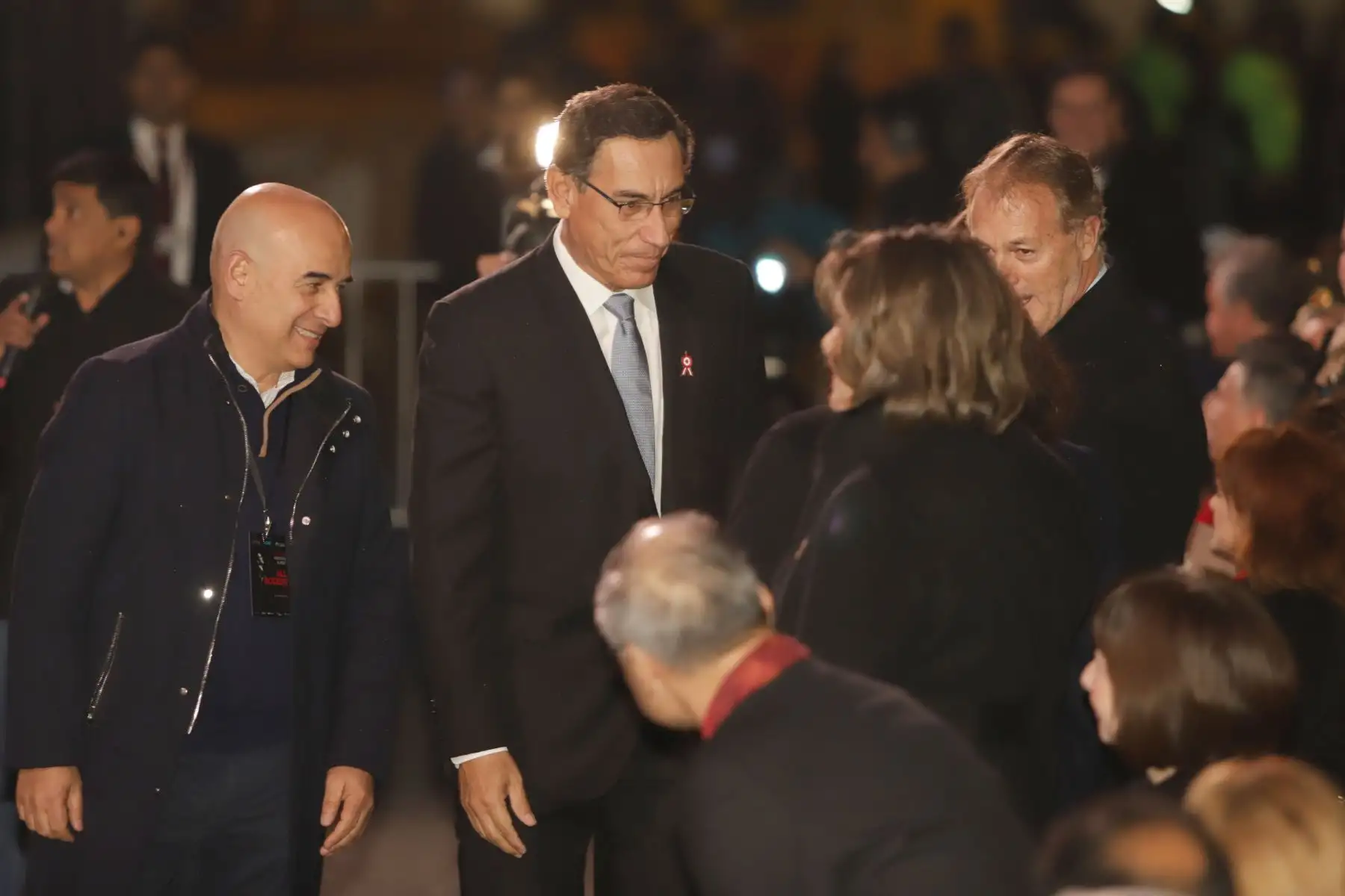 Martín Vizcarra Presidente del Perú, Concierto Serenata al Perú que ofreció el Tenor Peruano Juan Diego Florez y la Sinfonía por el Perú en la Plaza Mayor de Lima.
Foto: ANDINA/Jorge Tello