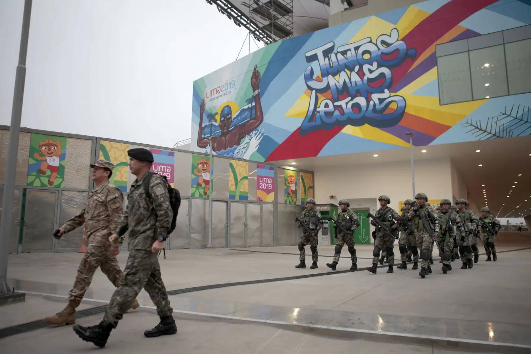 Lima 2019 presenta Plan de Seguridad Intersectorial que integra a las Fuerzas Armadas, la Policía Nacional, el Instituto de Defensa Civil y el Cuerpo General de Bomberos.
Foto: ANDINA/ Miguel Mejía Castro