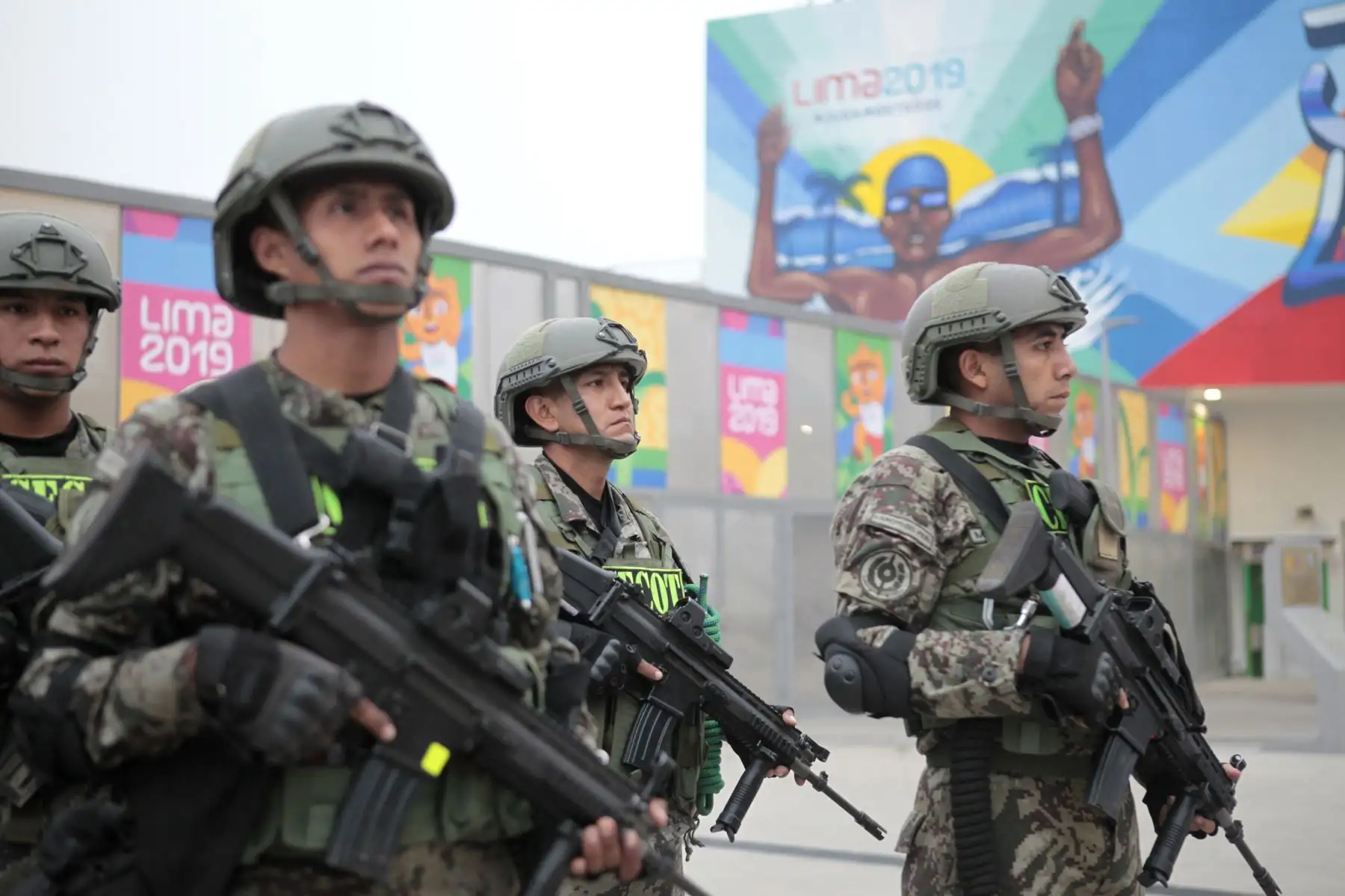 Lima 2019 presenta Plan de Seguridad Intersectorial que integra a las Fuerzas Armadas, la Policía Nacional, el Instituto de Defensa Civil y el Cuerpo General de Bomberos.
Foto: ANDINA/ Miguel Mejía Castro
