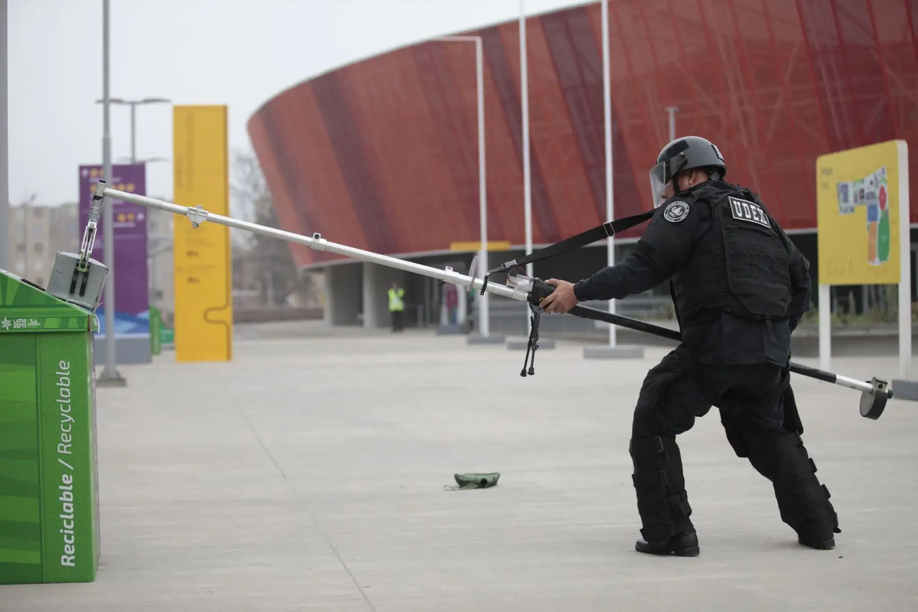 Lima 2019 presenta Plan de Seguridad Intersectorial que integra a las Fuerzas Armadas, la Policía Nacional, el Instituto de Defensa Civil y el Cuerpo General de Bomberos.
Foto: ANDINA/ Miguel Mejía Castro
