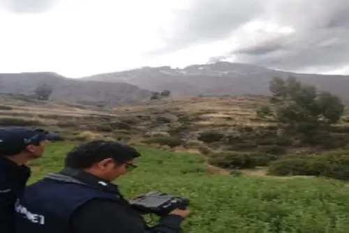 Especialistas del Observatorio Vulcanológico del Ingemmet continuarán con los trabajos de campo en el volcán Ubinas, región Moquegua.