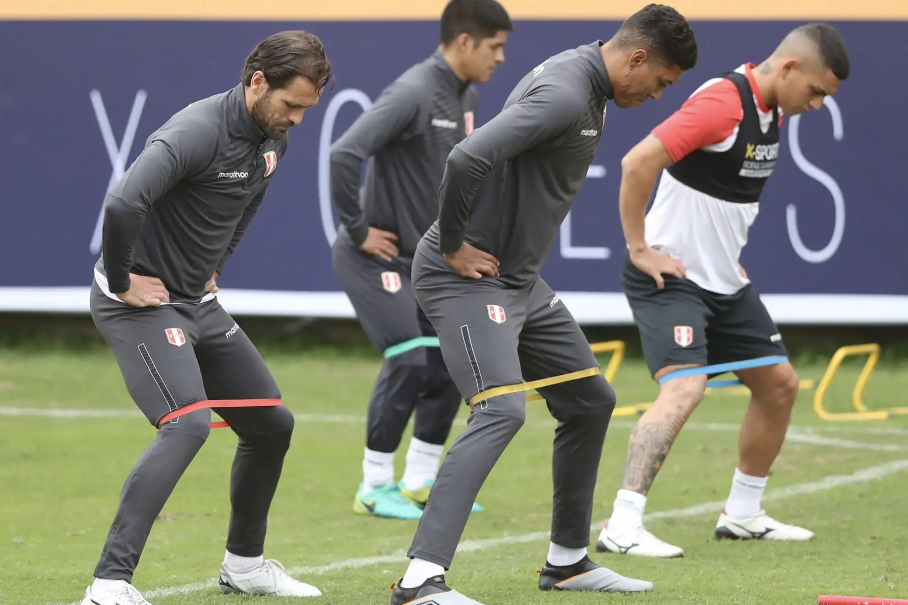 La selección peruana de futbol sub20 entrena para su debut en los Juegos Panamericanos Lima 2019. Foto: ANDINA/Difusión FPF