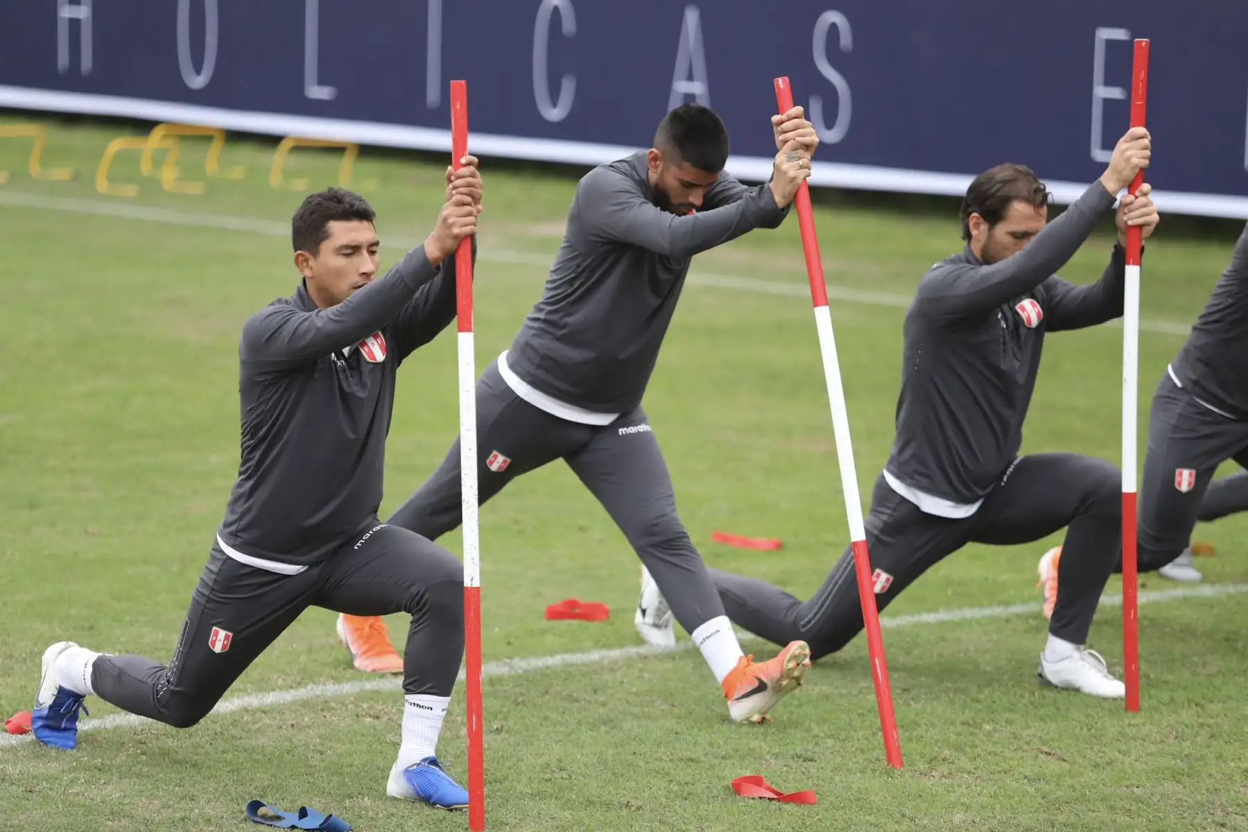 La selección peruana de futbol sub20 entrena para su debut en los Juegos Panamericanos Lima 2019. Foto: ANDINA/Difusión FPF