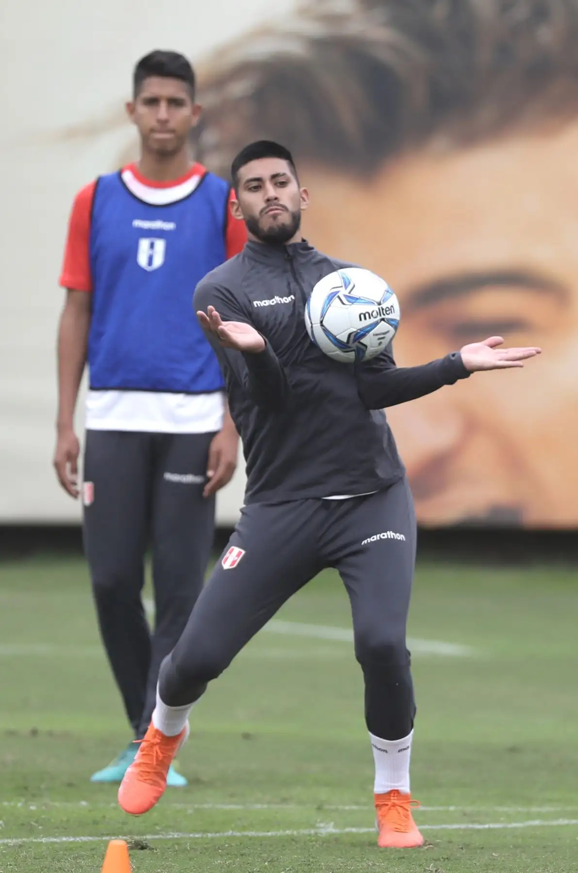 La selección peruana de futbol sub20 entrena para su debut en los Juegos Panamericanos Lima 2019. Foto: ANDINA/Difusión FPF