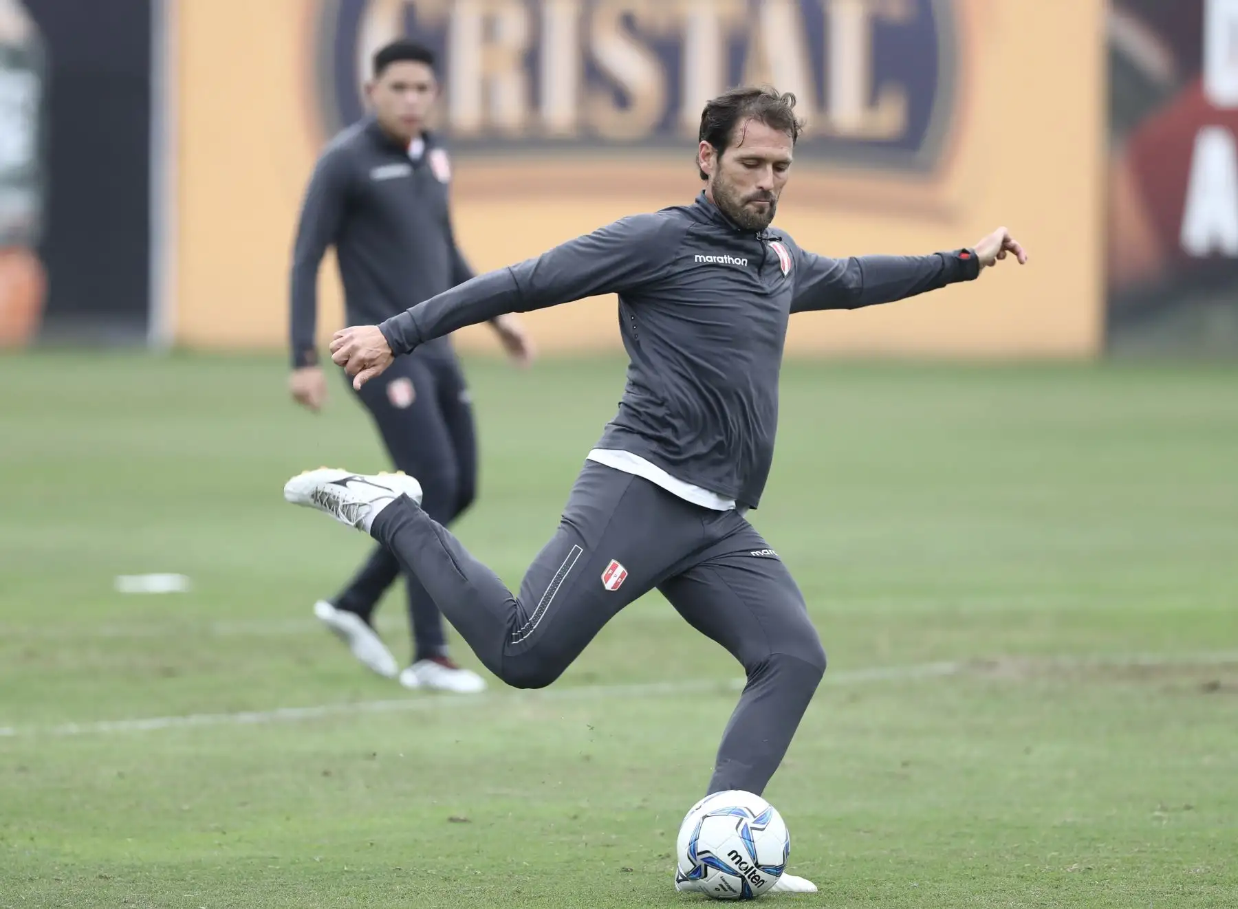 La selección peruana de futbol sub20 entrena para su debut en los Juegos Panamericanos Lima 2019. Foto: ANDINA/Difusión FPF