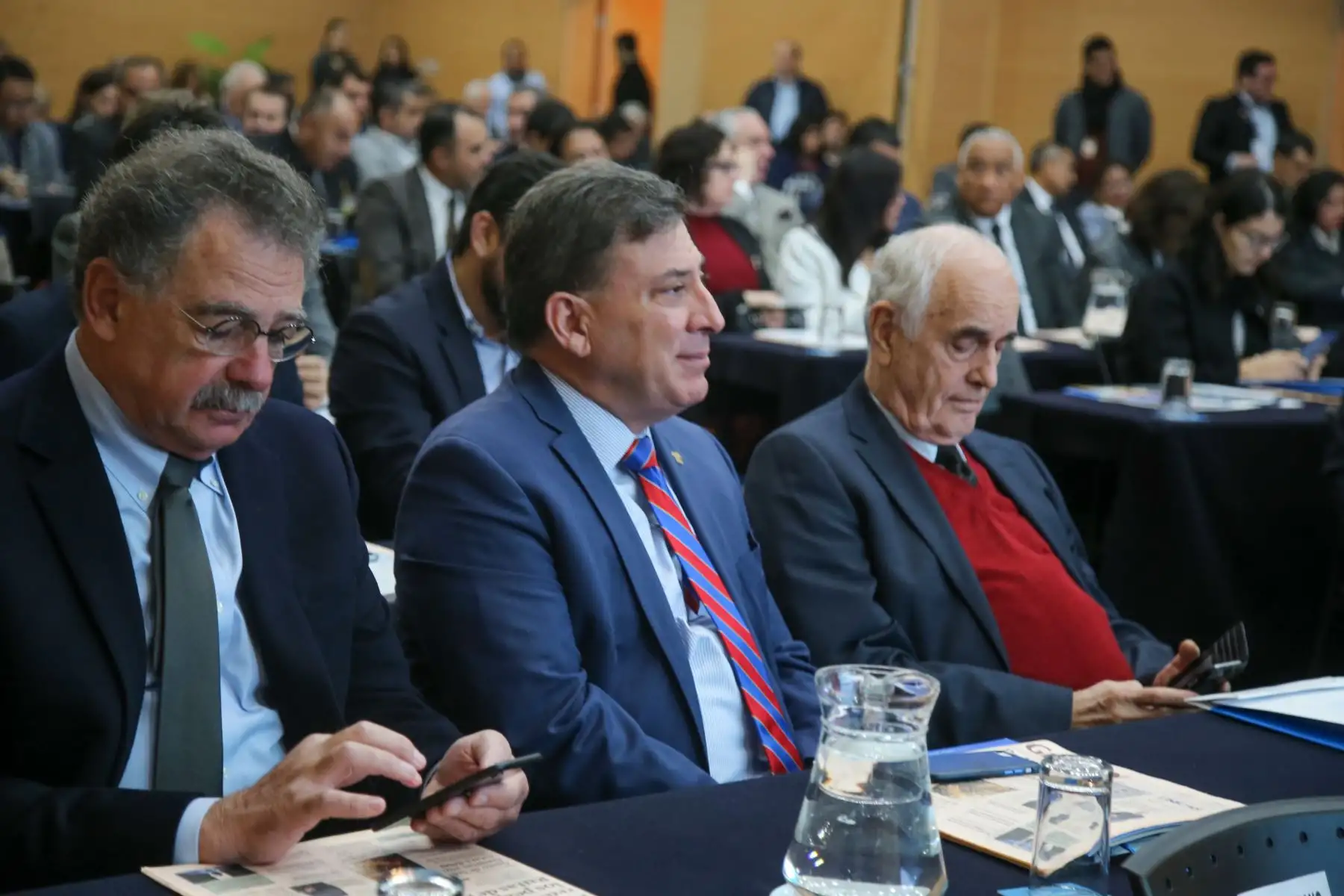 Ministra María Jara participó en el XVIII Foro Internacional Portuario en la Cámara de Comercio de Lima.
Foto: MTC