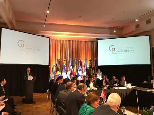 Peru FA Min attends Lima Group meeting in Argentina