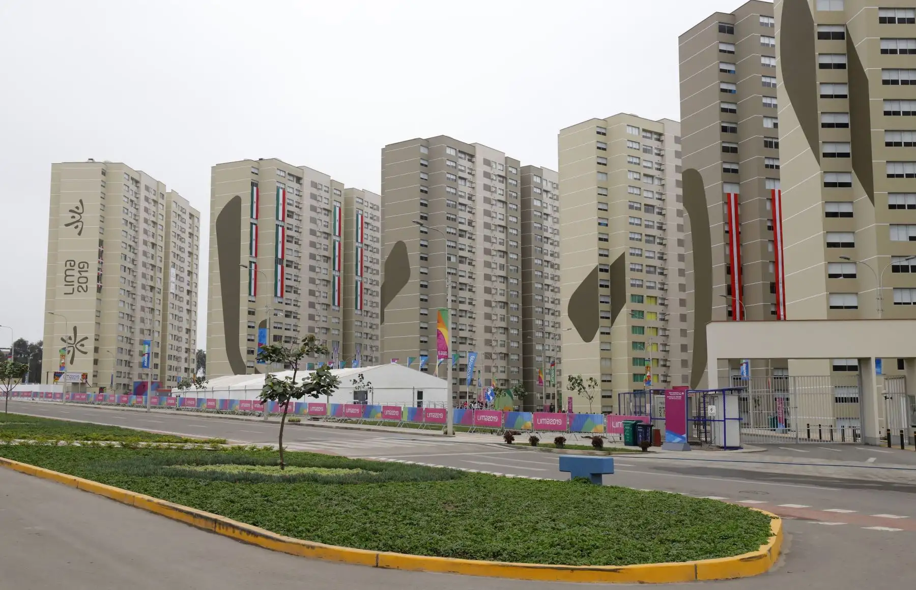 Las delegaciones deportivas extranjeras se alojan  en la Villa Panamericana, en Villa El Salvador, donde esperan sus turnos para competir en los Juegos Panamericanos Lima 2019. Foto: ANDINA/Lima2019