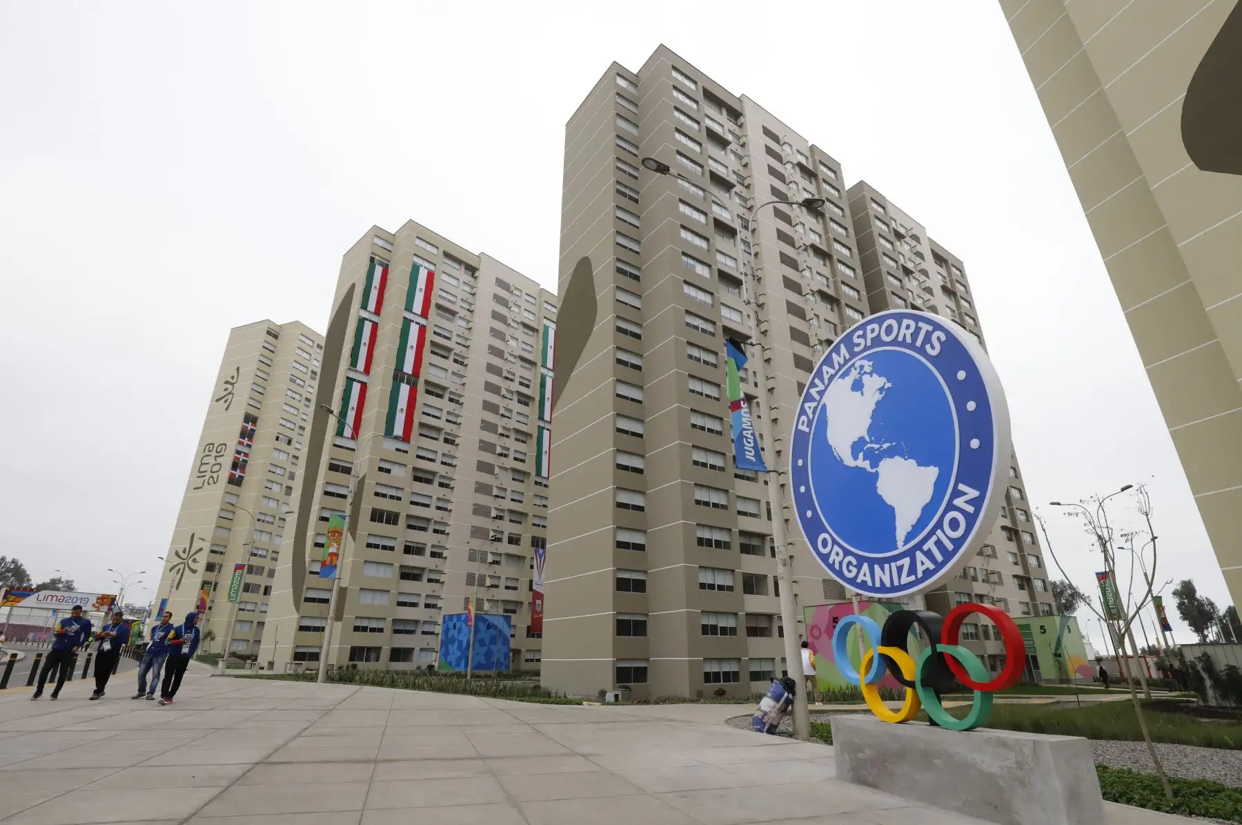 Las delegaciones deportivas extranjeras se alojan  en la Villa Panamericana, en Villa El Salvador, donde esperan sus turnos para competir en los Juegos Panamericanos Lima 2019. Foto: ANDINA/Lima2019
