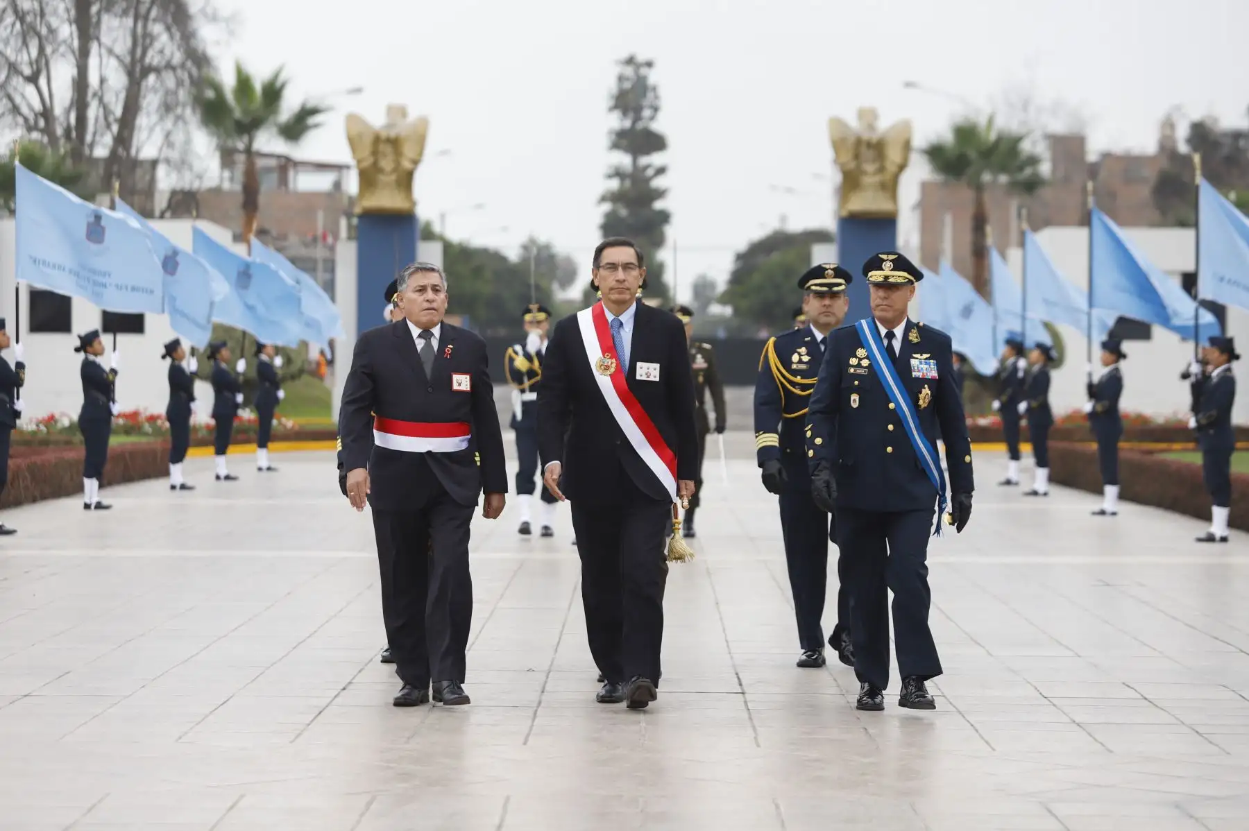 Presidente Martín Vizcarra asiste al desfile por el día de la Fuerza Aérea del Perú.
Foto: ANDINA/Prensa Presidencia
