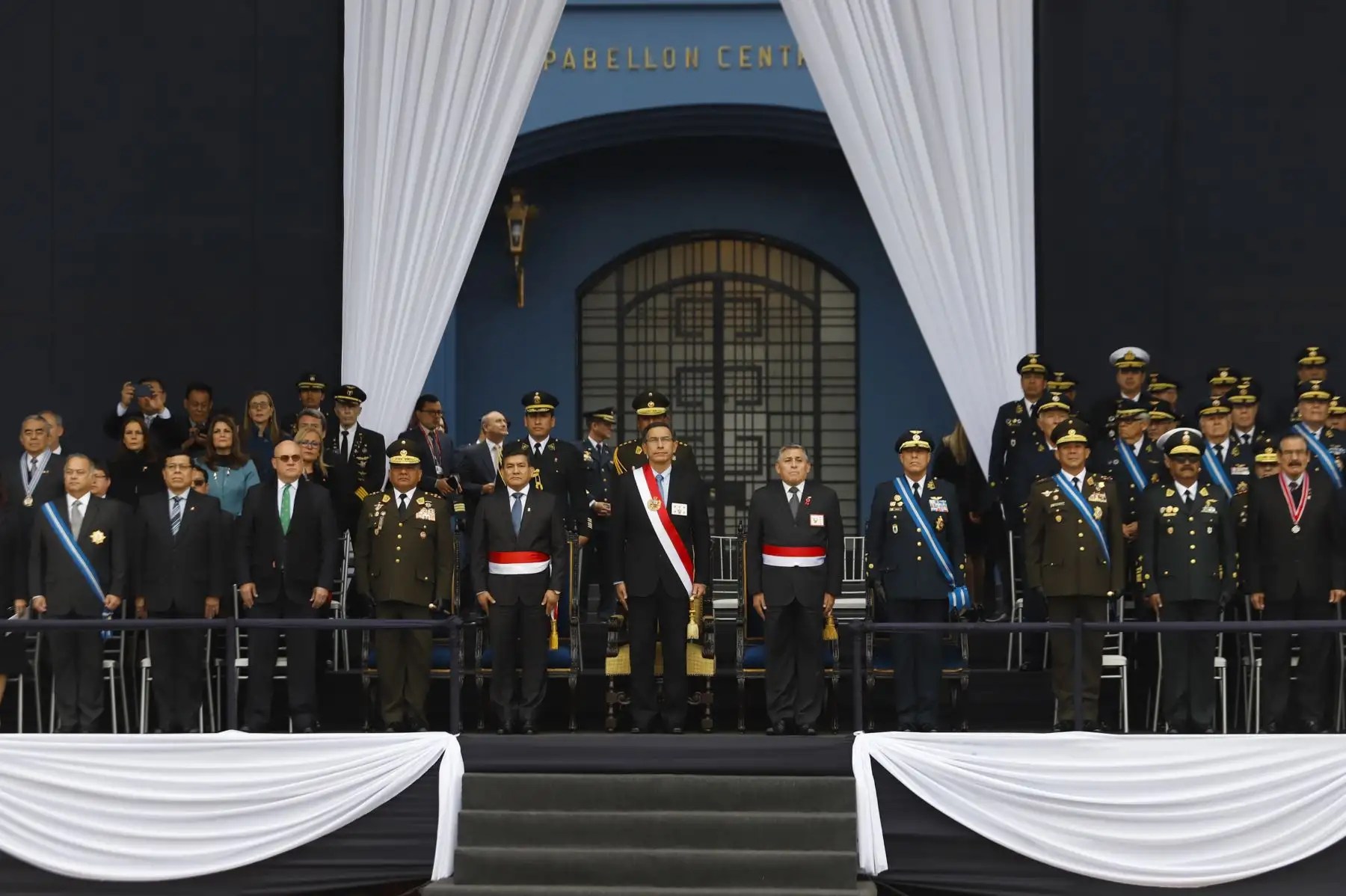 Presidente Martín Vizcarra asiste al desfile por el día de la Fuerza Aérea del Perú.
Foto: ANDINA/Prensa Presidencia