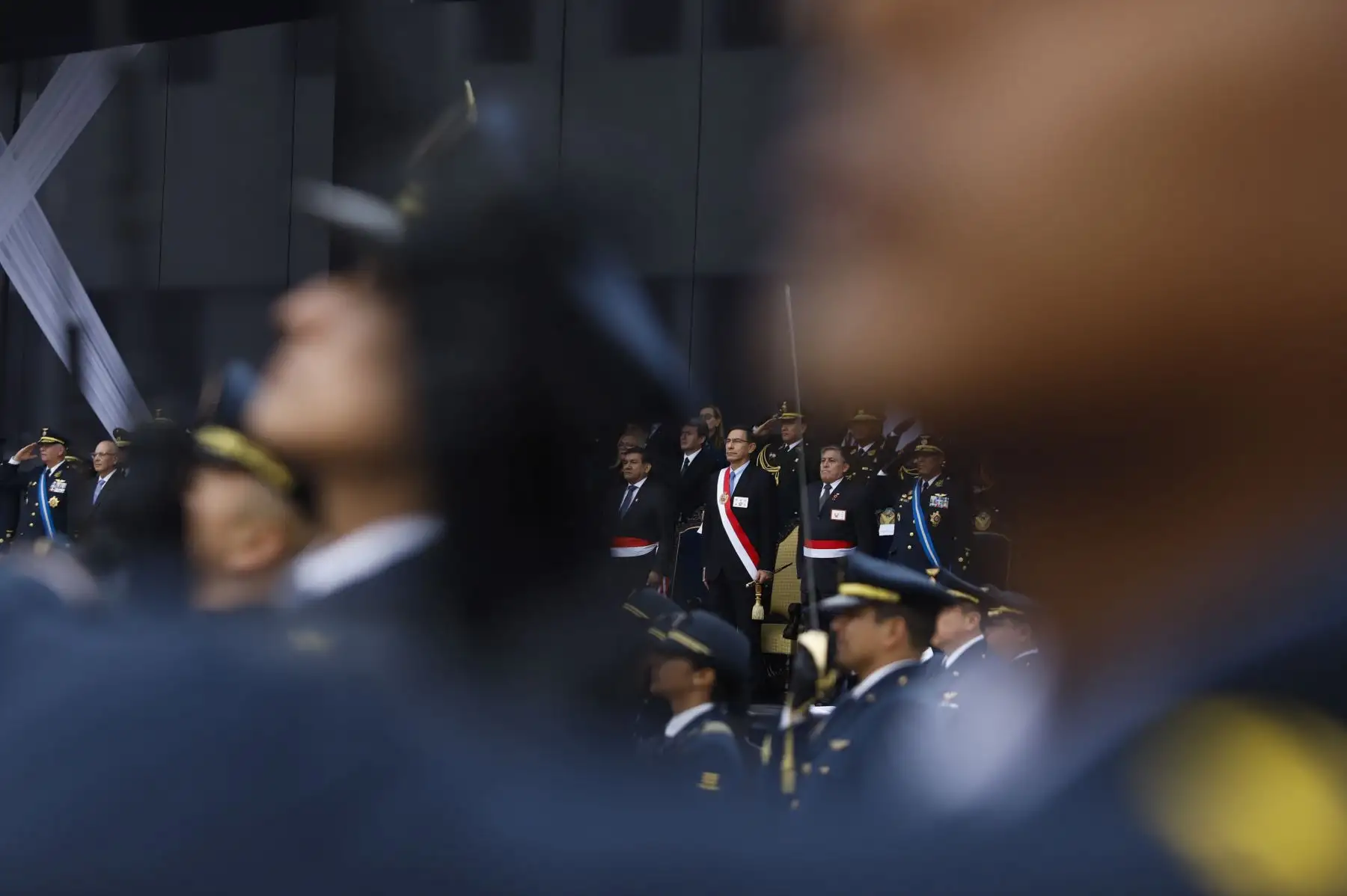 Presidente Martín Vizcarra asiste al desfile por el día de la Fuerza Aérea del Perú.
Foto: ANDINA/Prensa Presidencia