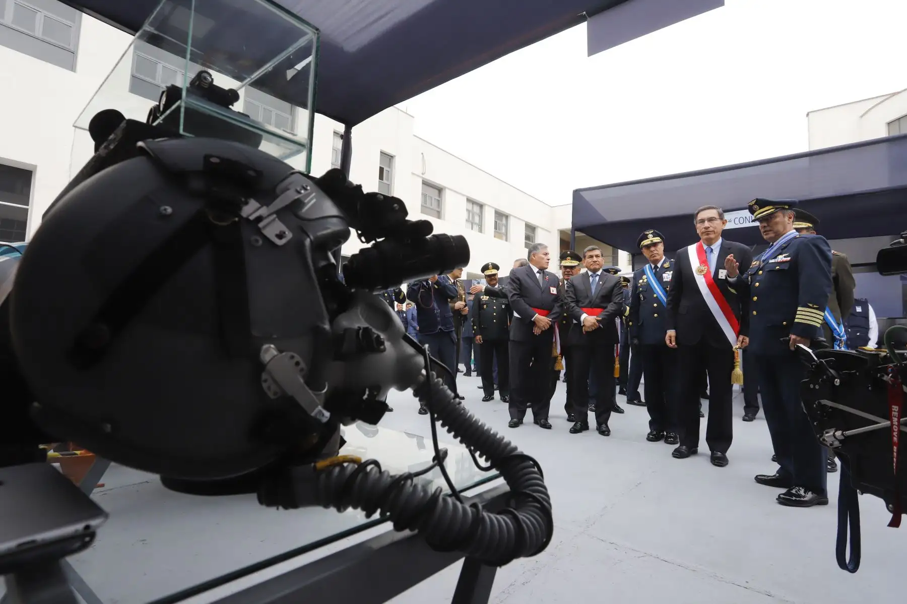 Presidente Martín Vizcarra asiste al desfile por el día de la Fuerza Aérea del Perú.
Foto: ANDINA/Prensa Presidencia