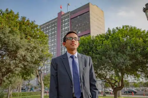 Hanz Ponce Acosta es un joven servidor público que labora en la Sunat y apuesta por entidades públicas transparentes. ANDINA/Difusión