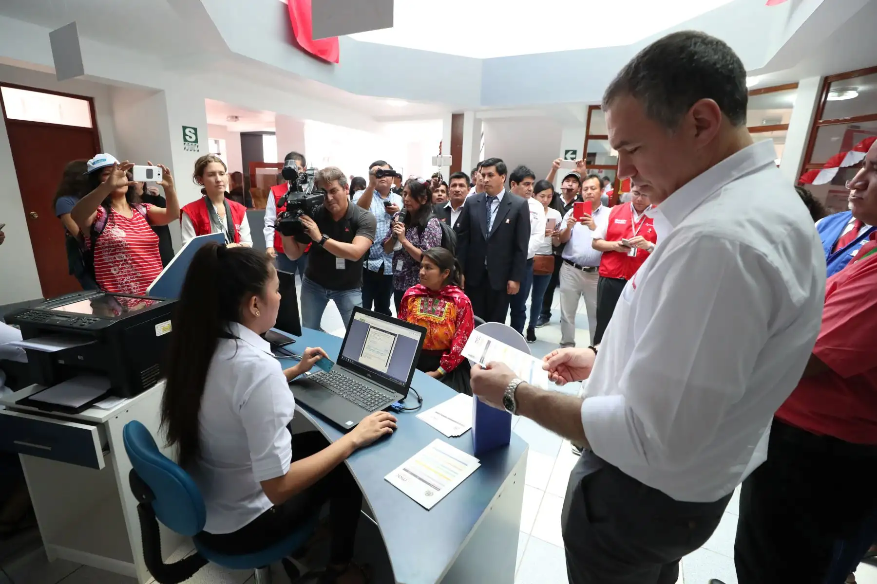 Presidente del Consejo de Ministros,Salvador del Solar, inauguró el MAC Express Pomahuaca - Jaén.
Foto: ANDINA/PCM