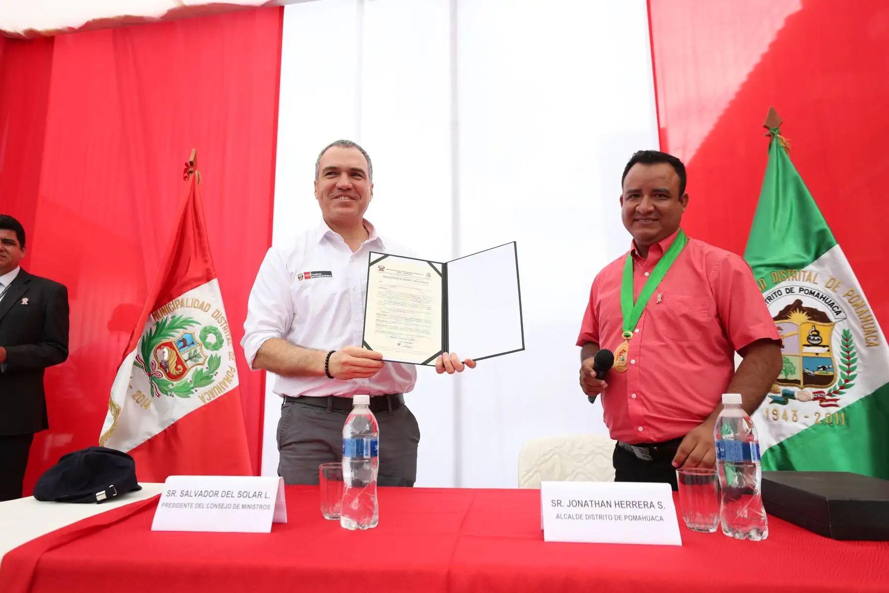 Presidente del Consejo de Ministros,Salvador del Solar, inauguró el MAC Express Pomahuaca - Jaén.
Foto: ANDINA/PCM