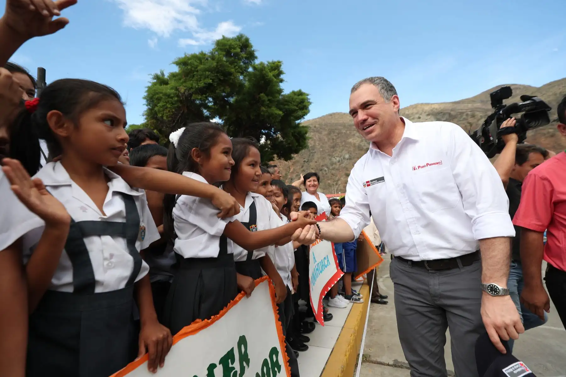 Presidente del Consejo de Ministros,Salvador del Solar, inauguró el MAC Express Pomahuaca - Jaén.
Foto: ANDINA/PCM