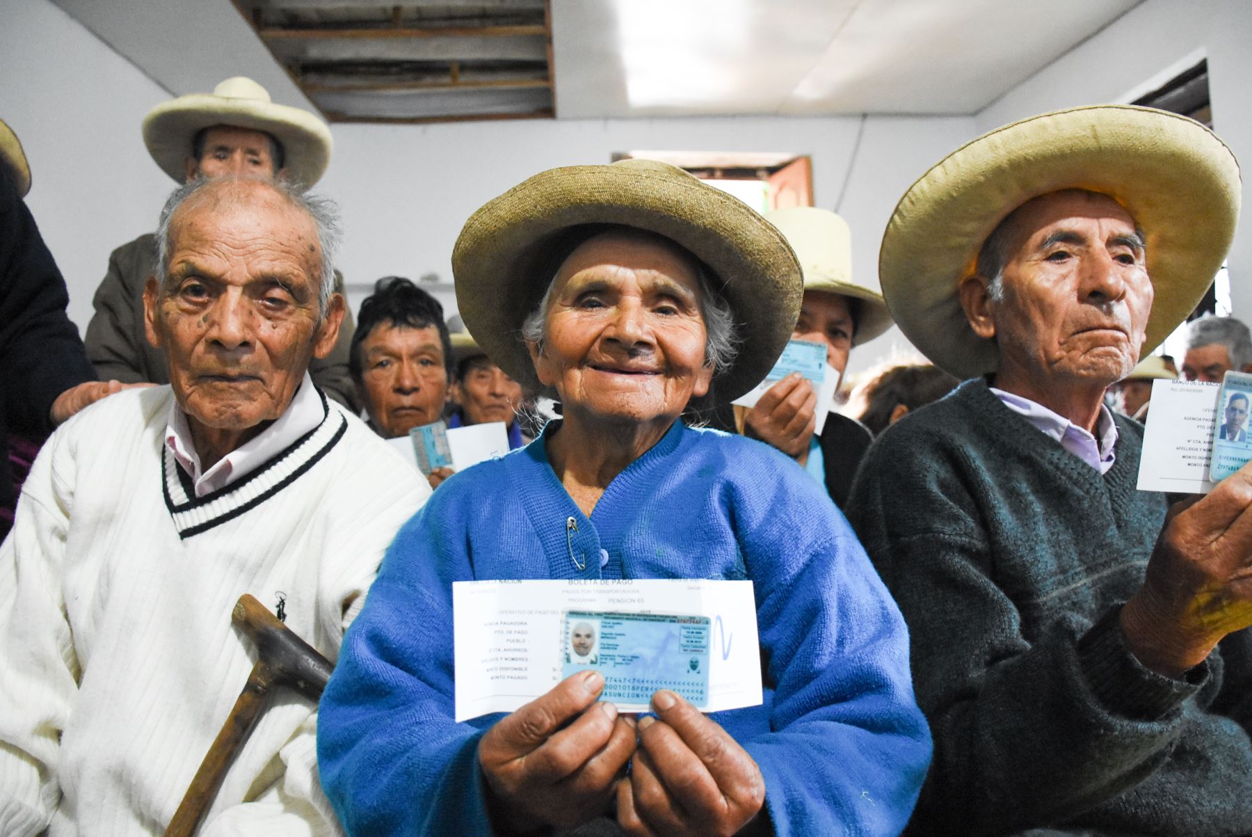 Midis y Mimp participan en la inauguración de nuevo punto de pago de Pensión 65 en Niepos, región Cajamarca. Foto: Midis
