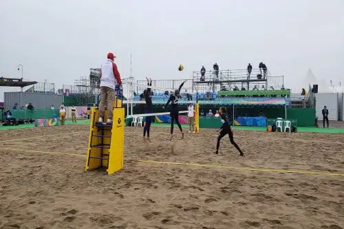 El voley playa dio inicio a los Juegos Panamericanos. Foto: Facebook/Lima 2019