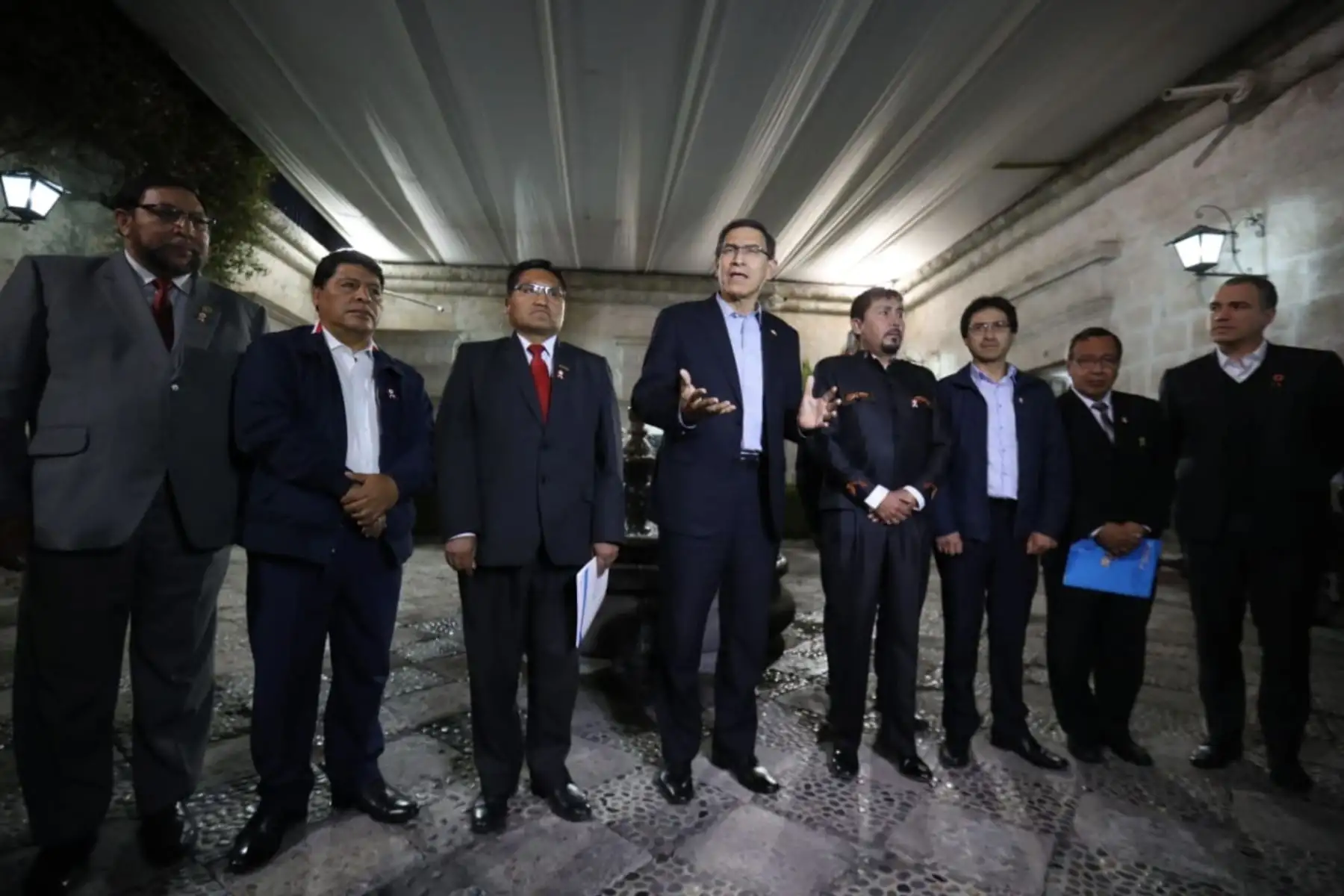Presidente Vizcarra llega a Arequipa y se reúne con gobernadores del Sur.
Foto: ANDINA/Prensa Presidencia