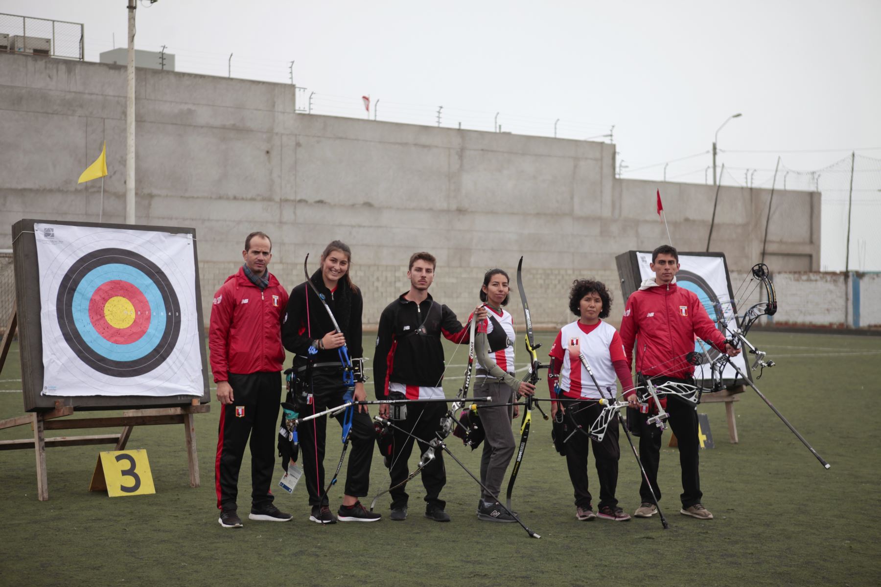 Selección peruana de tiro con arco va por un sueño. Foto: ANDINA/Miguel Mejía.