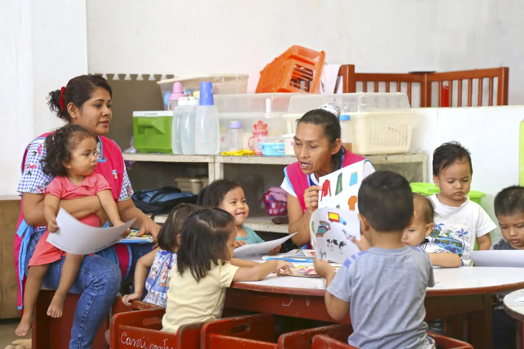 Cuna Más anuncia que actores comunitarios voluntarios tendrán descanso físico durante cuatro días. ANDINA/Difusión