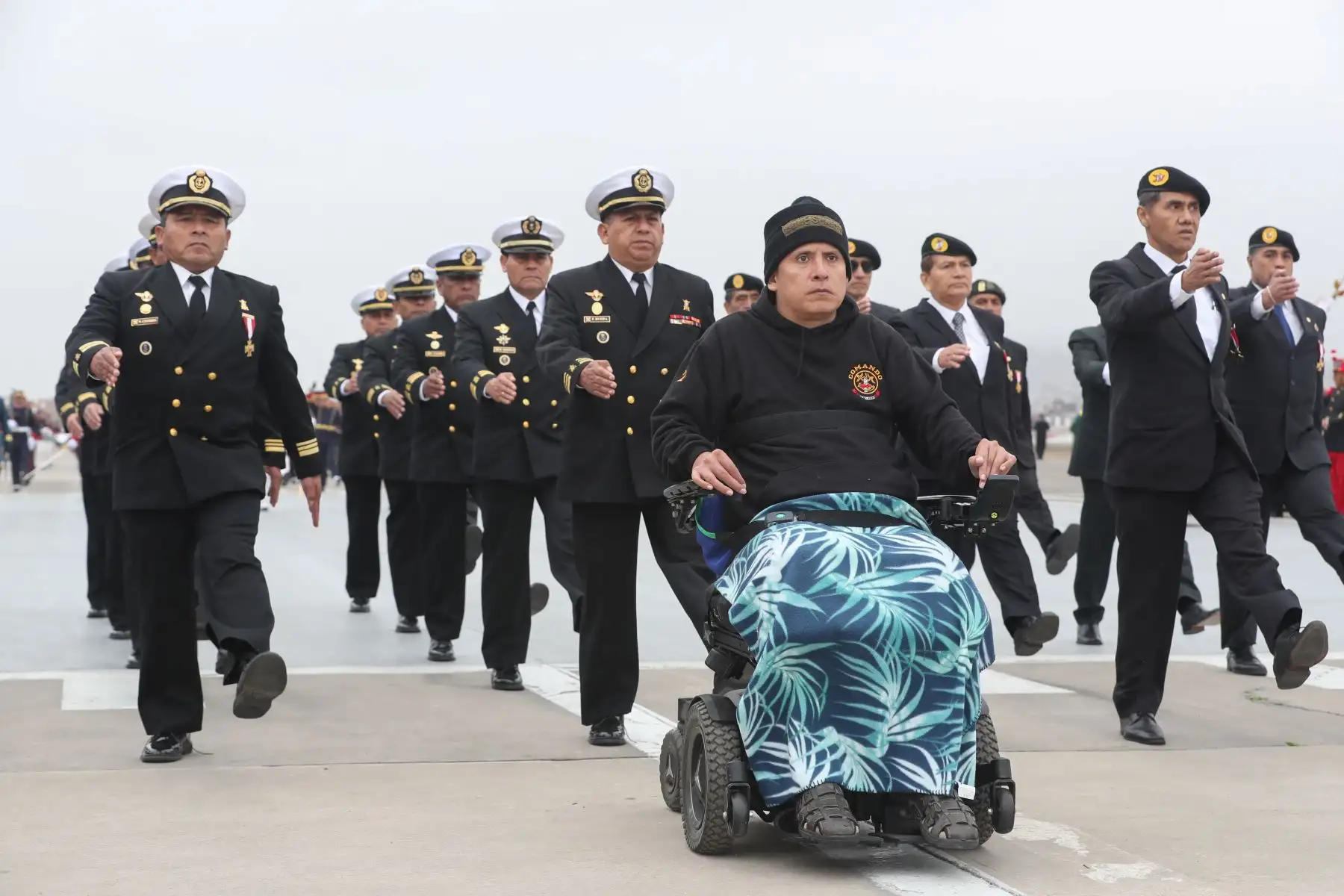 Con Orgullo Peruano, este 29 de julio celebraremos juntos nuestro 198.º aniversario patrio en la Gran Parada y Desfile Cívico Militar. Así ensayan los diversos agrupamientos y delegaciones que participarán en el Desfile por El Perú.Foto:ANDINA/Mindef