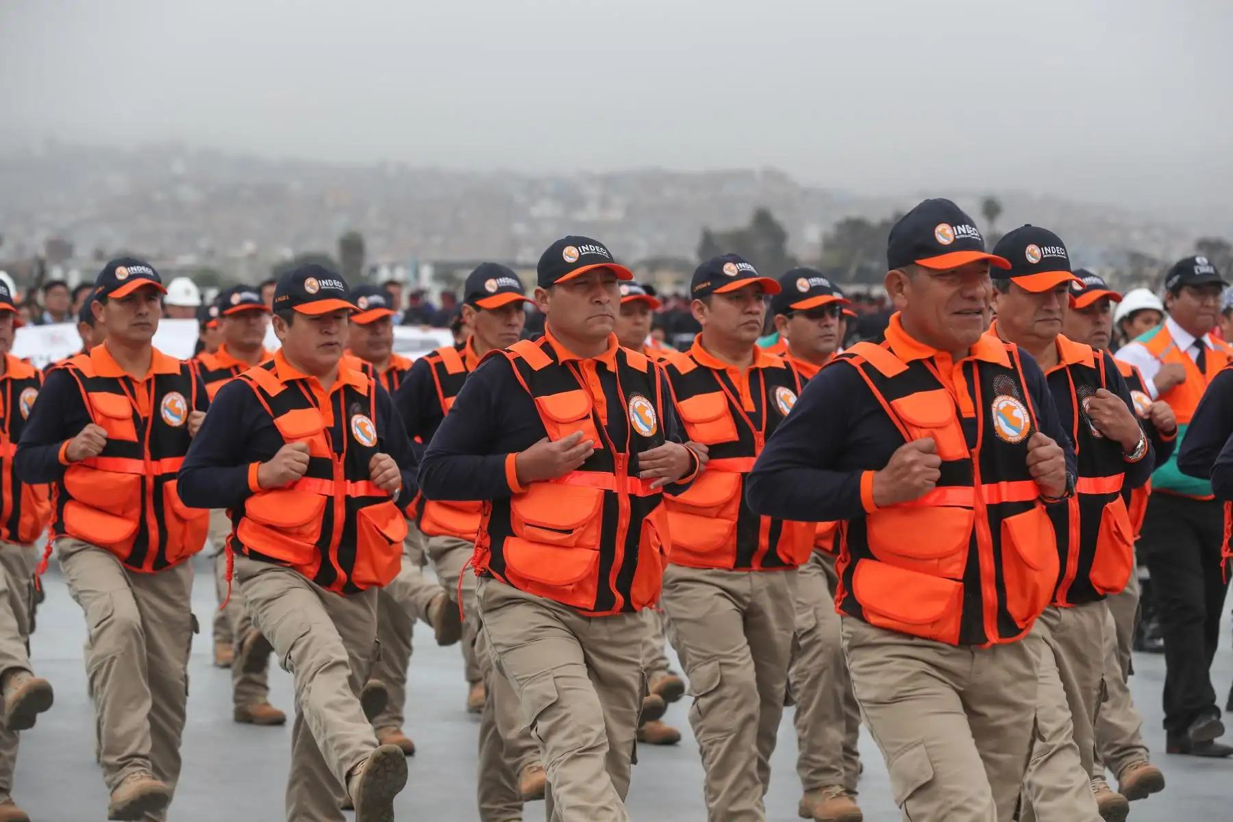Con Orgullo Peruano, este 29 de julio celebraremos juntos nuestro 198.º aniversario patrio en la Gran Parada y Desfile Cívico Militar. Así ensayan los diversos agrupamientos y delegaciones que participarán en el Desfile por El Perú.Foto:ANDINA/Mindef