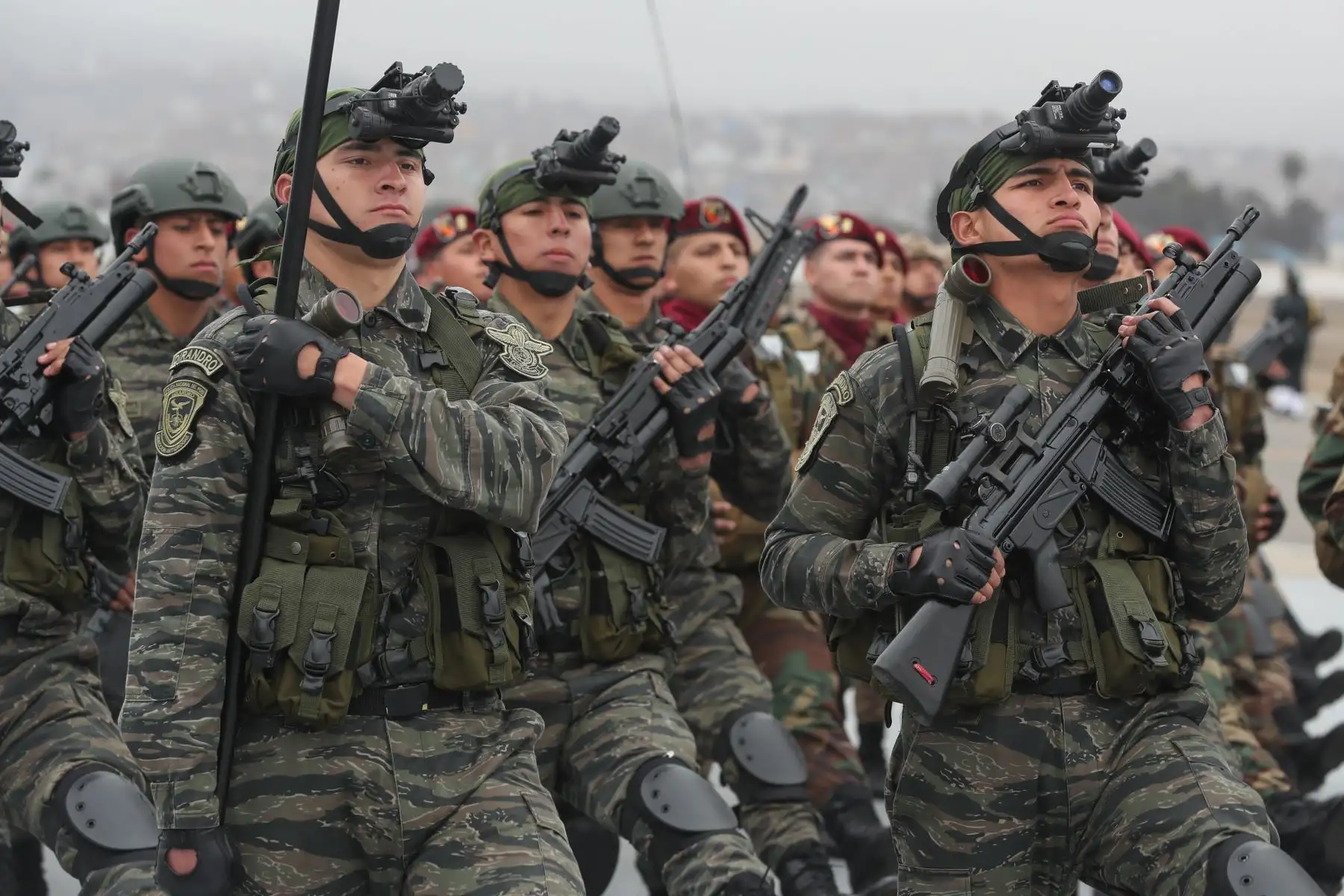 Con Orgullo Peruano, este 29 de julio celebraremos juntos nuestro 198.º aniversario patrio en la Gran Parada y Desfile Cívico Militar. Así ensayan los diversos agrupamientos y delegaciones que participarán en el Desfile por El Perú.Foto:ANDINA/Mindef