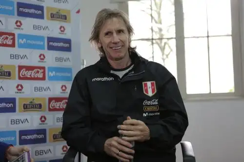 Ricardo Gareca observó a la sub 23. ANDINA/David Huamaní