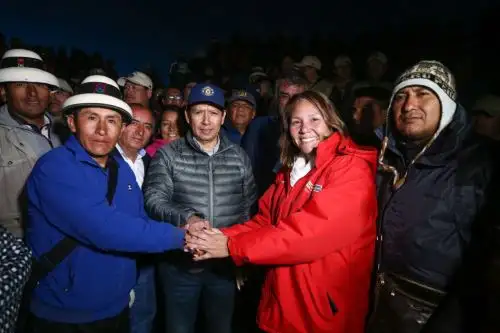 La ministra de Desarrollo e Inclusión Social, Paola Bustamante, aseguró que continuará el diálogo orientado al desarrollo de la provincia de Cotabambas y el distrito de Progreso, región Apurímac.