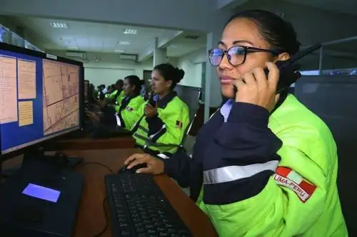 Monitoreo desde la sala de videovigilancia