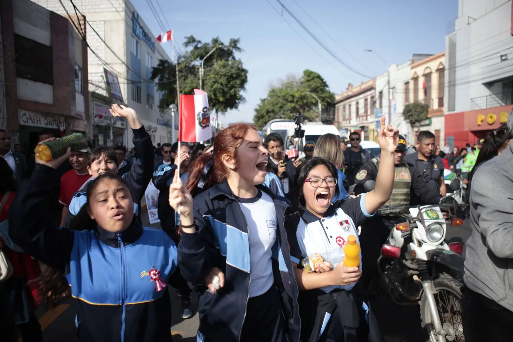 Recorrido de antorcha de los Juegos Panamericanos Lima 2019  en la región Callao
Foto: ANDINA/Miguel Mejía