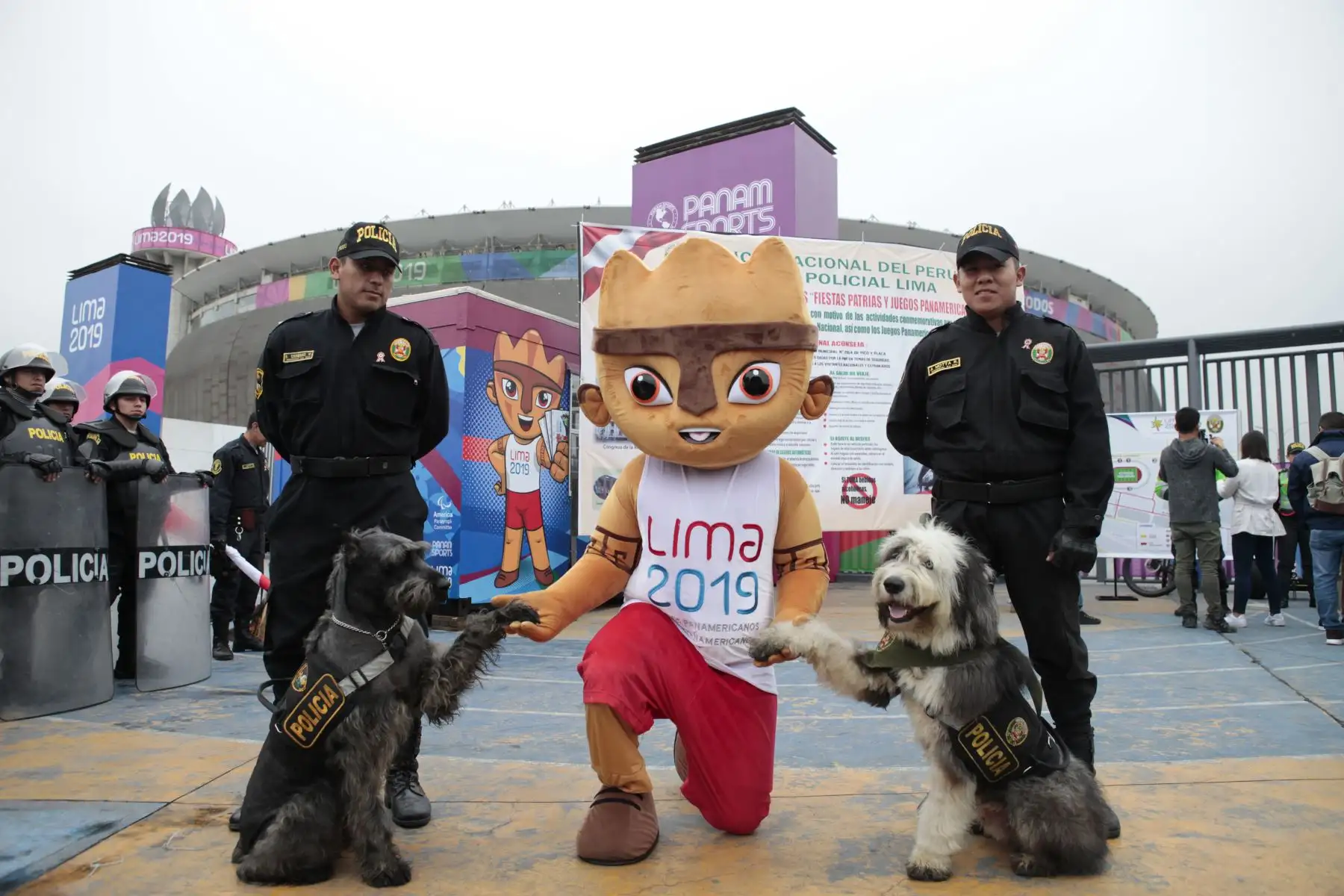 Presentación de detalles de seguridad y cierre de calles por parte de la Policía Nacional del Perú y Lima 2019.Foto: ANDINA/Miguel Mejía