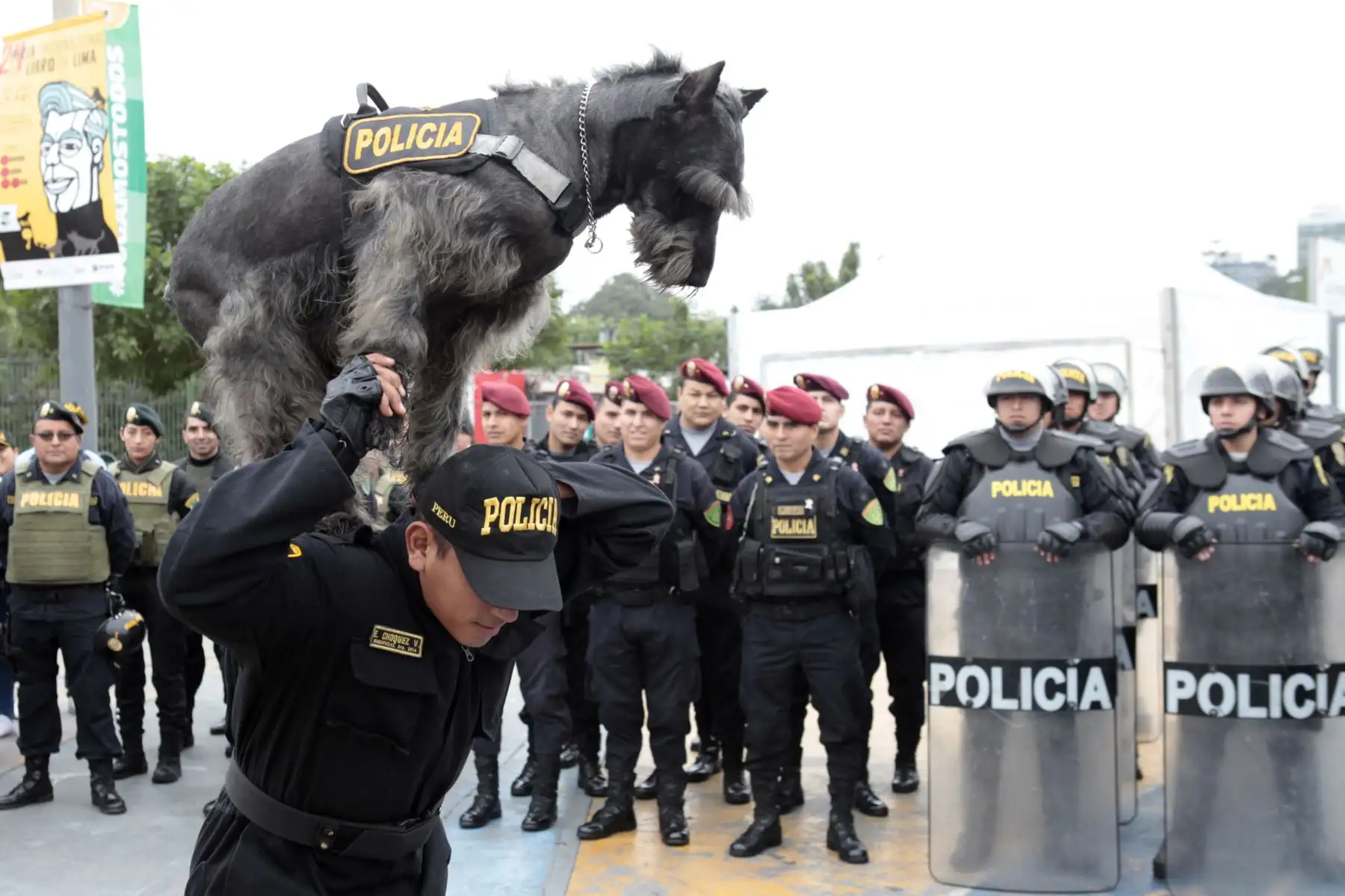 Presentación de detalles de seguridad y cierre de calles por parte de la Policía Nacional del Perú y Lima 2019.
Foto: ANDINA/Miguel Mejía