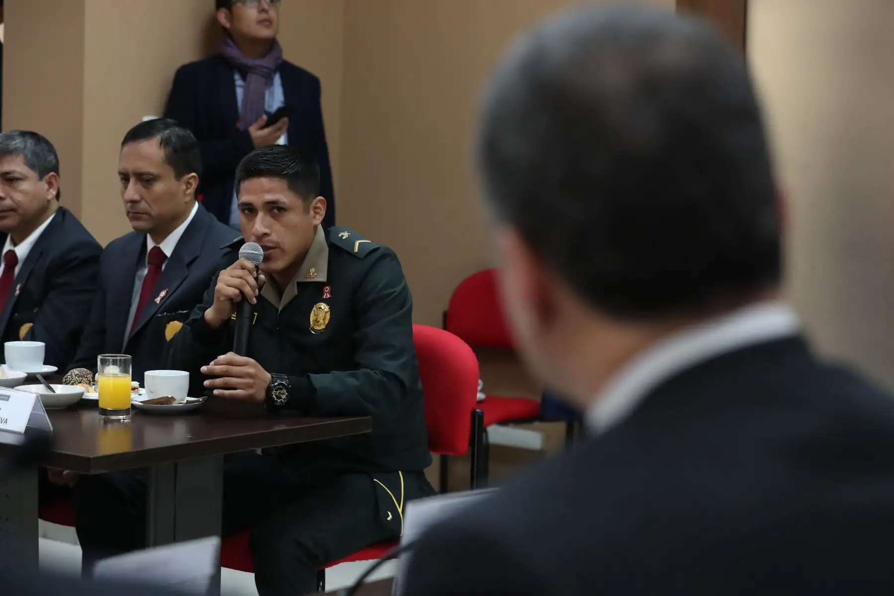 Presidente del Consejo de Ministros, Salvador del Solar, acude junto al titular del Interior, Carlos Morán, el comandante general de la Policía y otras autoridades al acto de reconocimiento de los policías destacados durante el mes de junio. Foto: ANDINA/Difusión