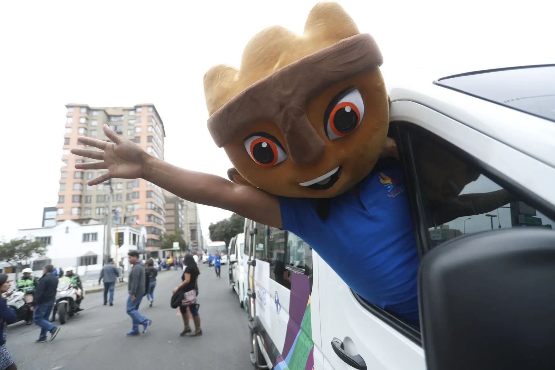 Antorcha Panamericana Lima 2019 recorre las principales calles de Lima.
Foto: ANDINA/Josue Ramos